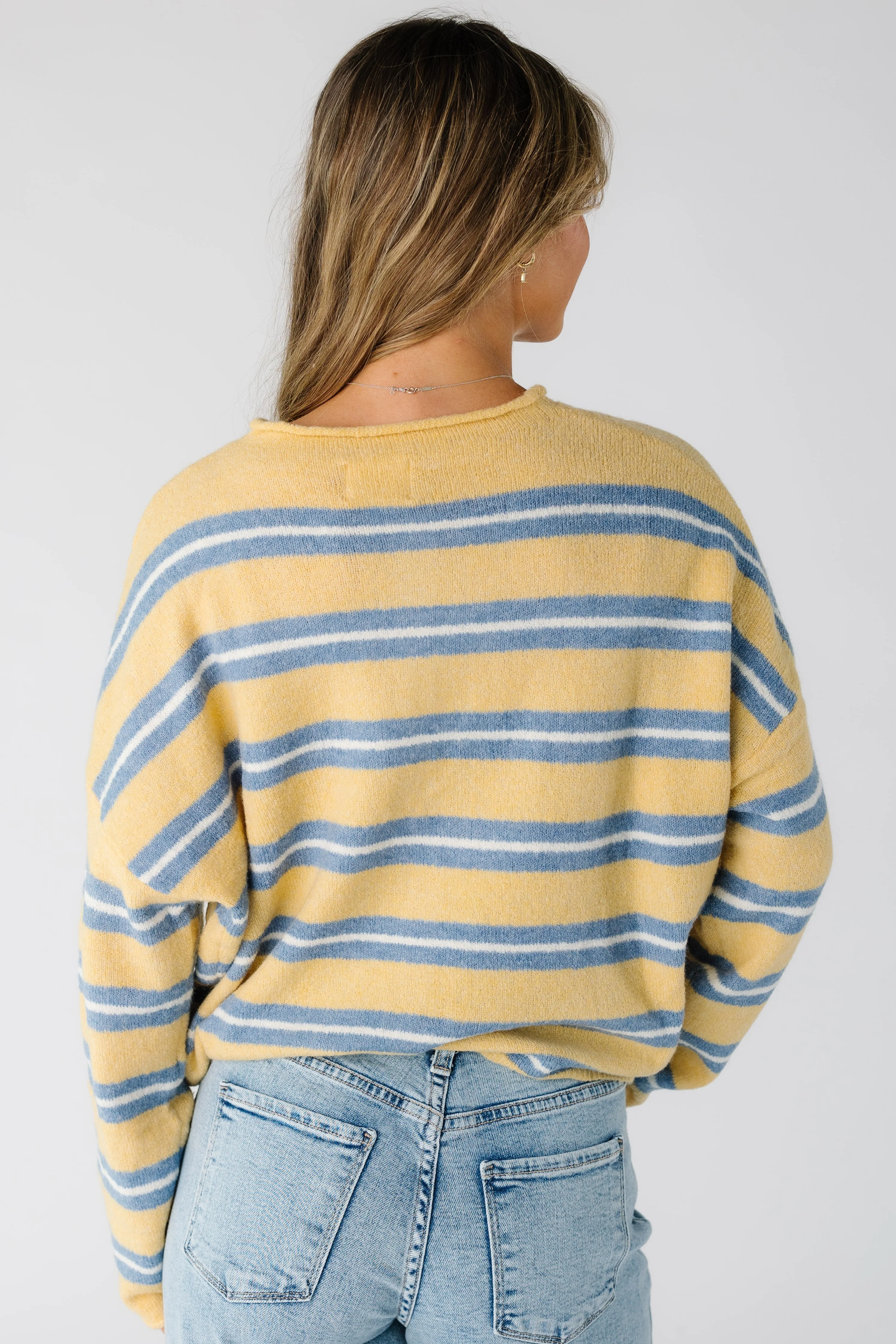 Aria Wide Stripe Cardigan - Image 12