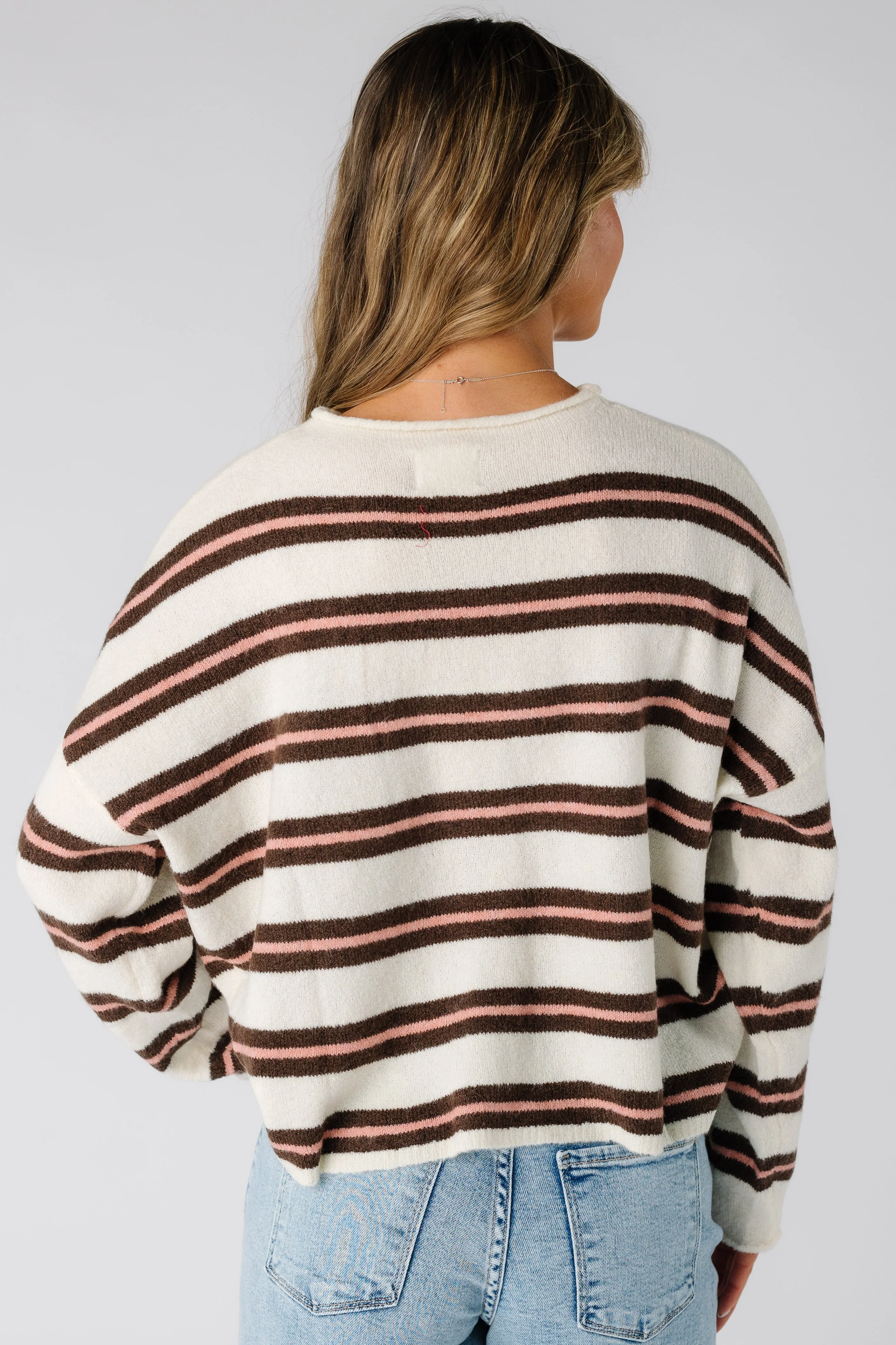 Aria Wide Stripe Cardigan - Image 6