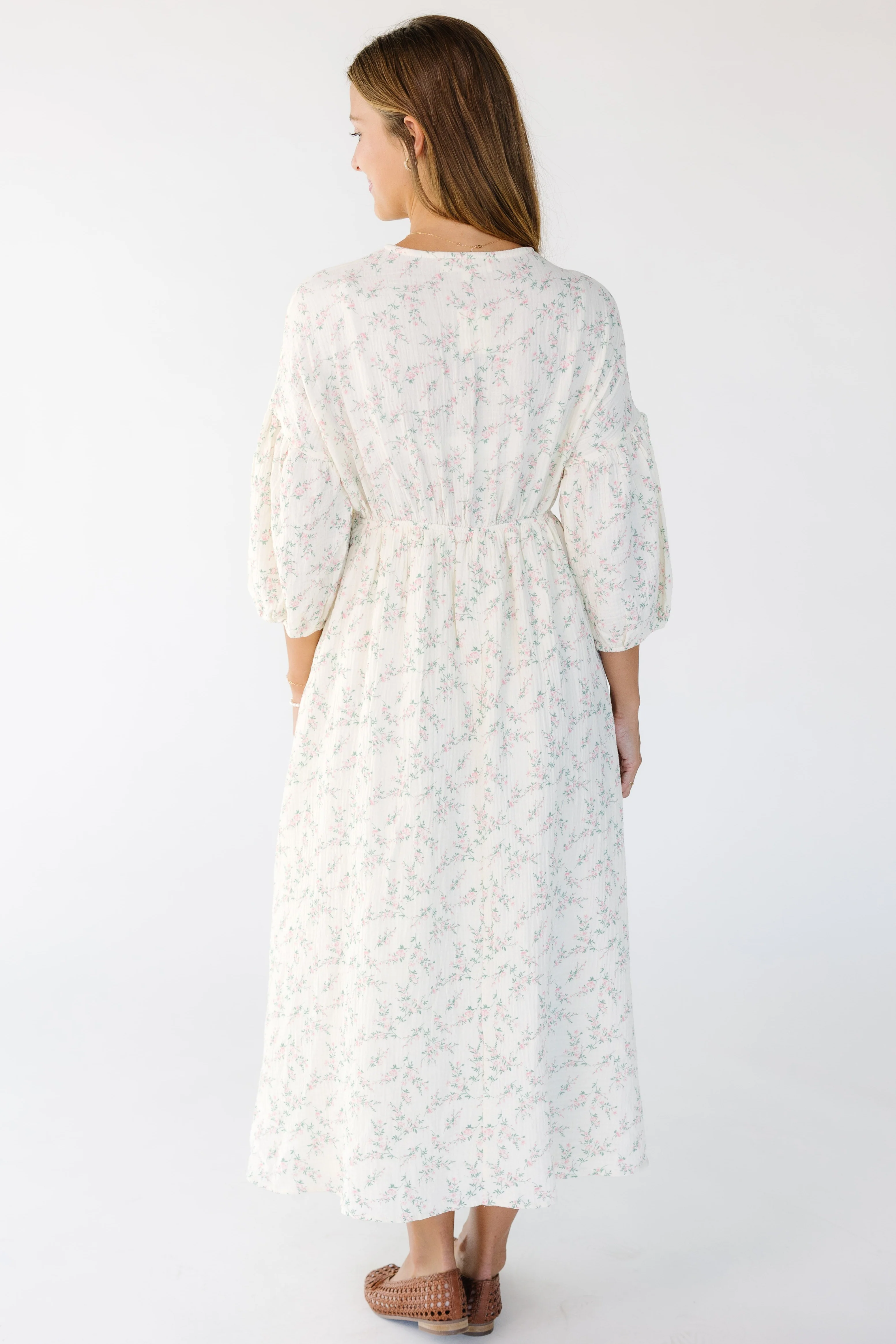 Brass & Roe A Gauze Tie Front Dress - Image 5