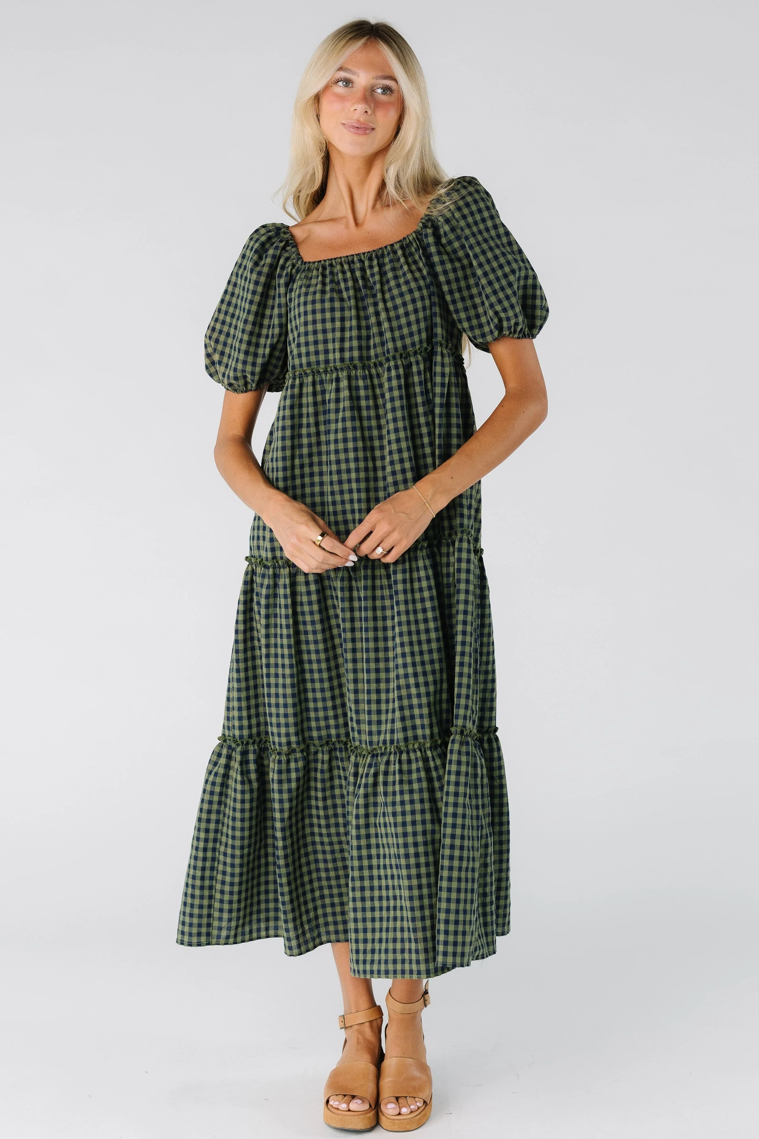 Brass & Roe Charity Gingham Dress - Image 4