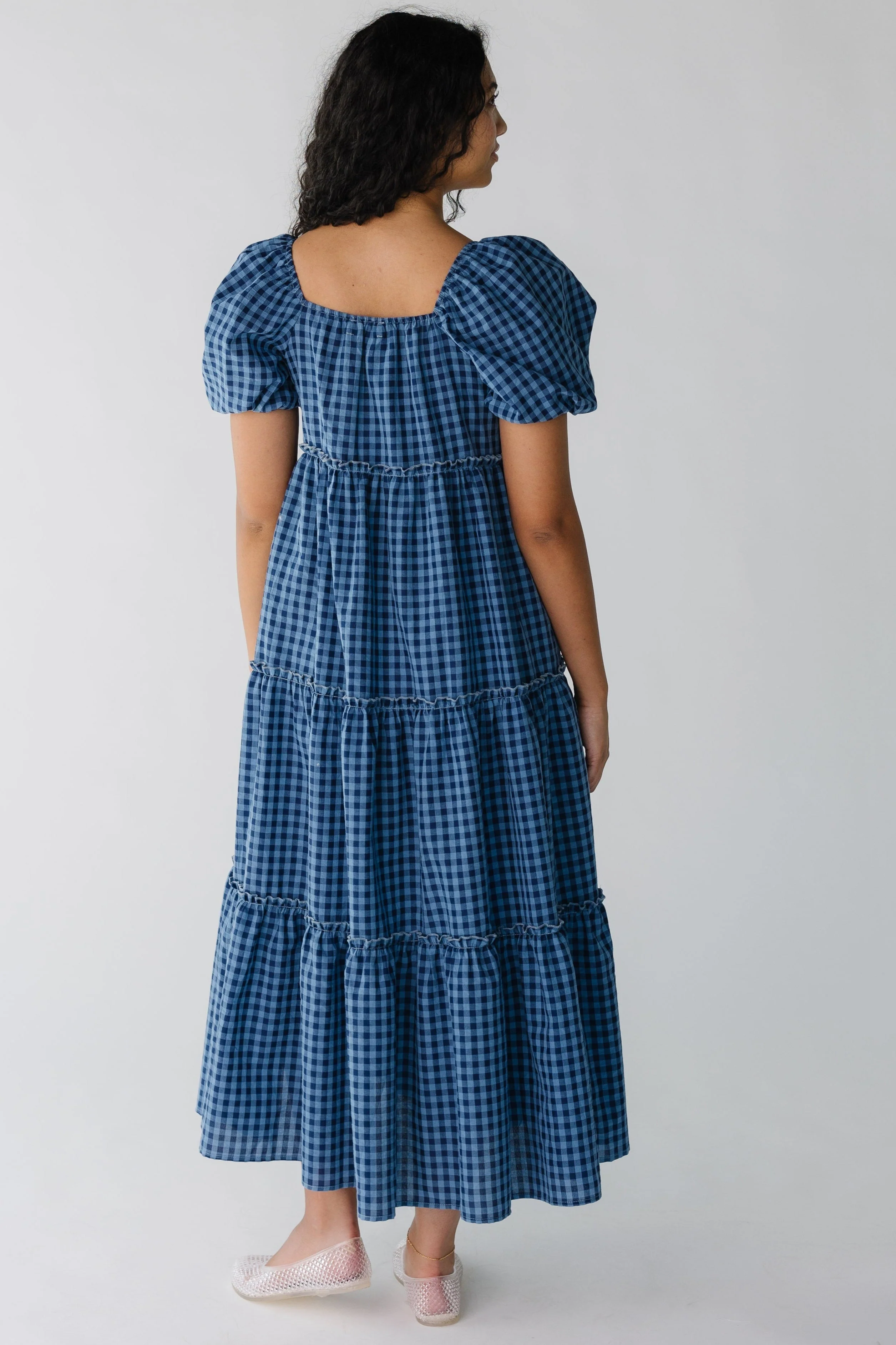 Brass & Roe Charity Tiered Midi Dress - Image 9