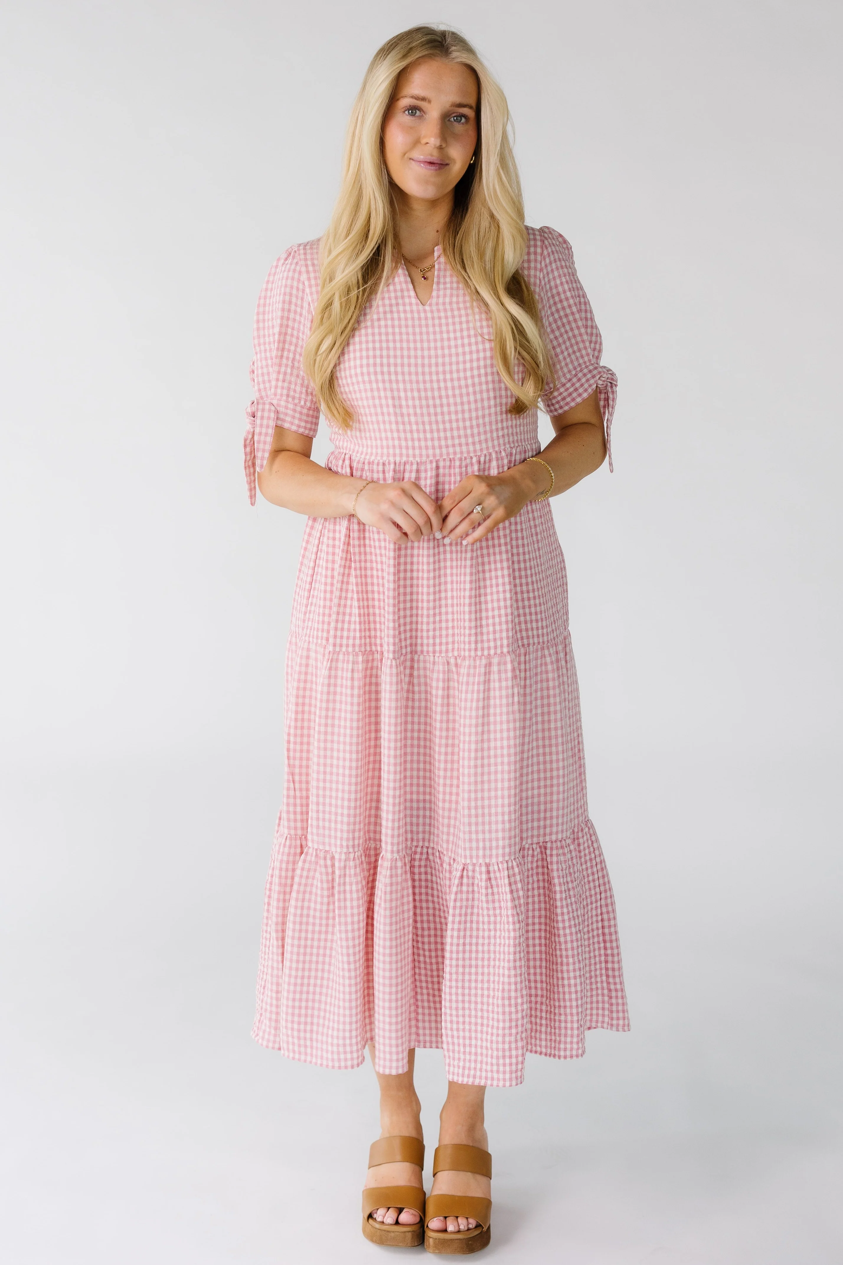 Brass & Roe Claire Tie Sleeve Dress - Image 6