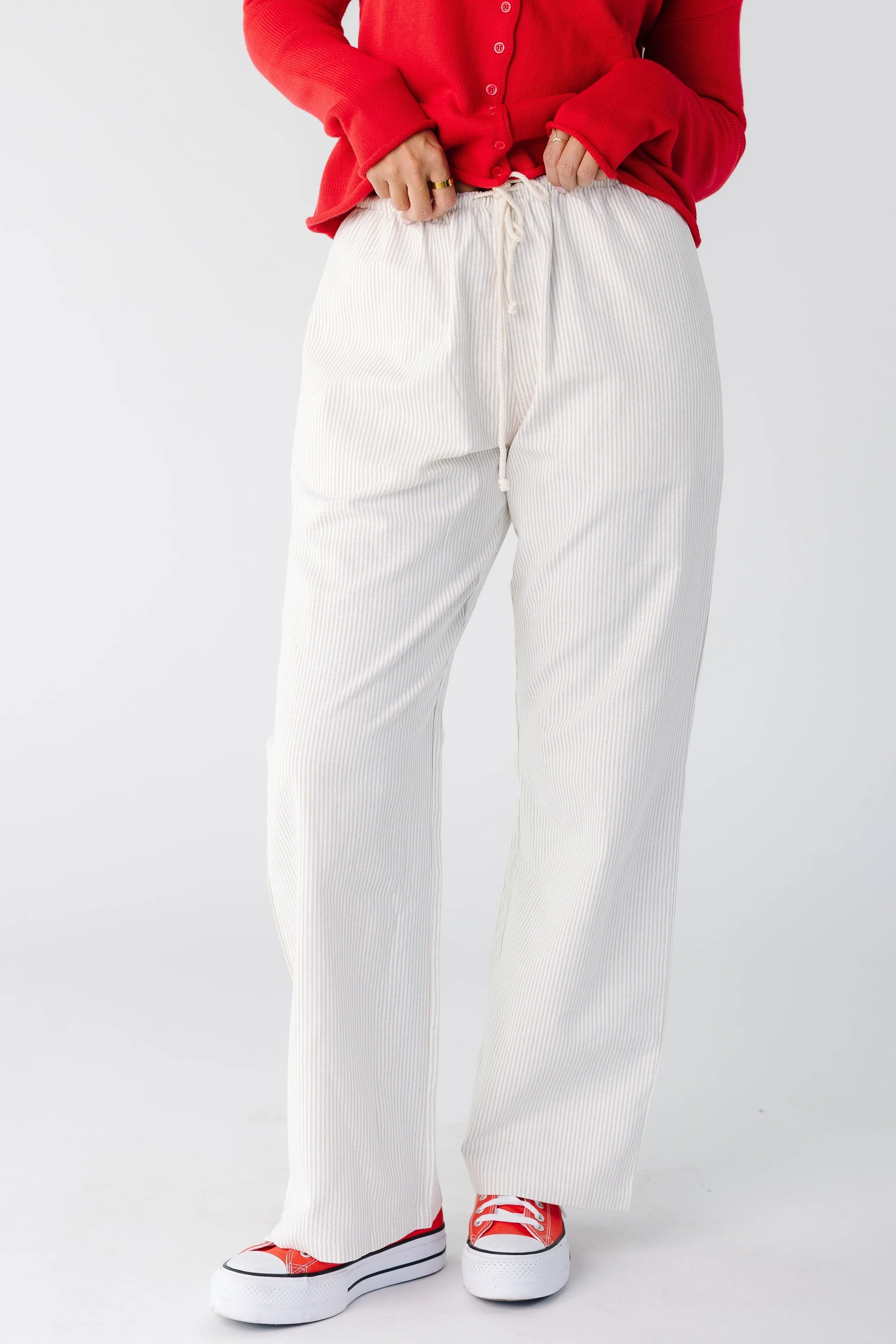 Brass & Roe Comfy Stripe Pants- New - Image 3