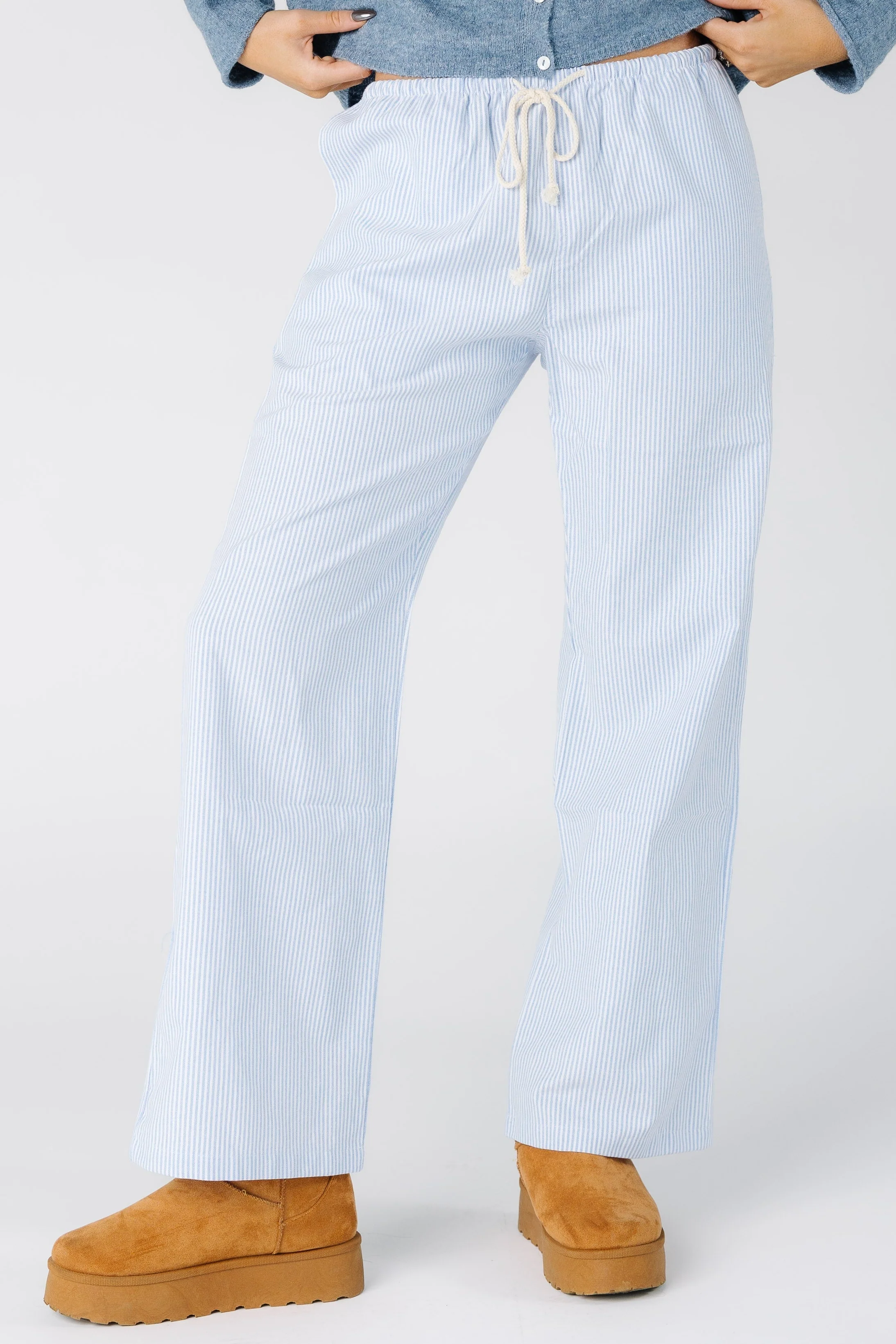 Brass & Roe Comfy Stripe Pants- New - Image 8