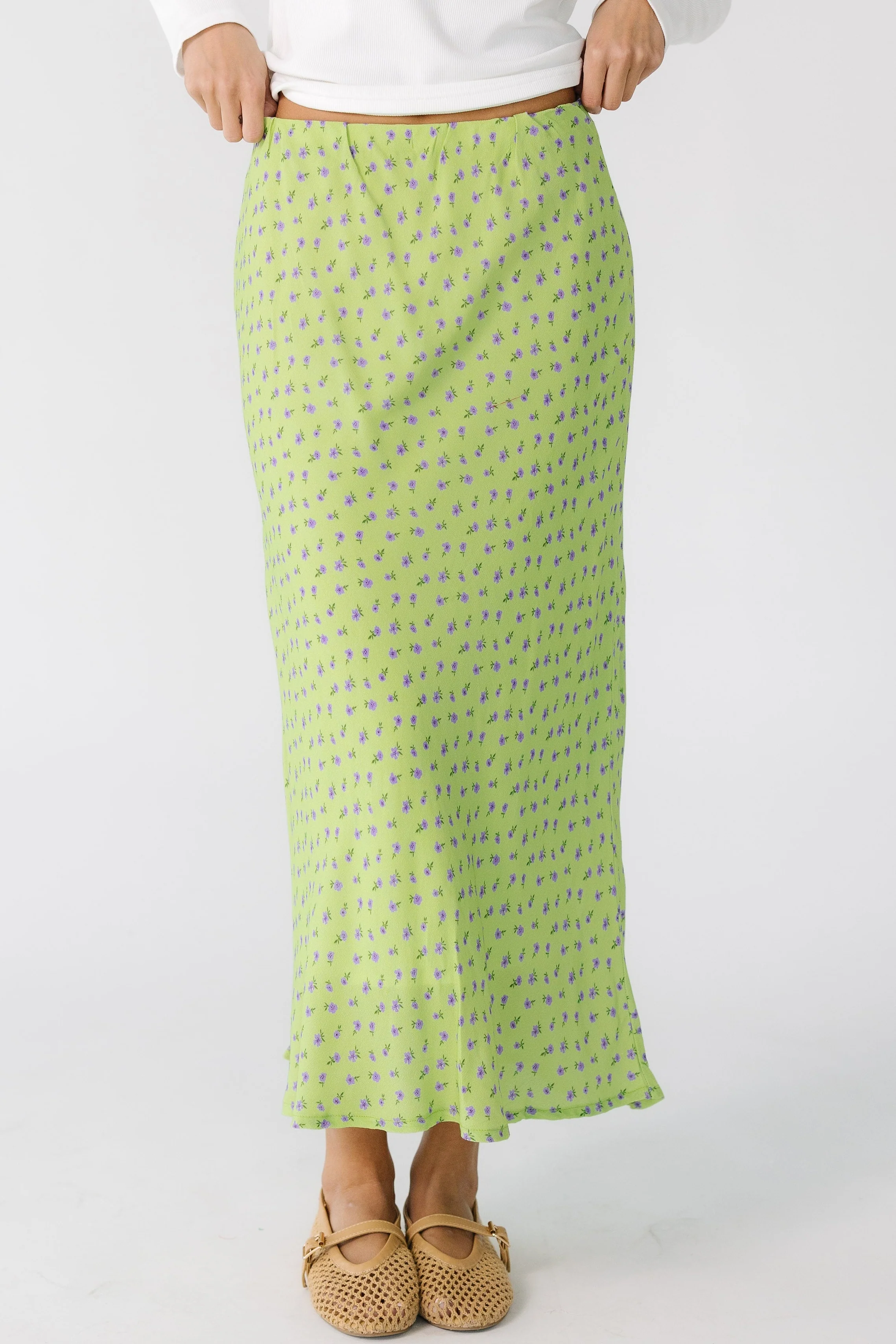 Brass & Roe Ellie Spring Print Skirt