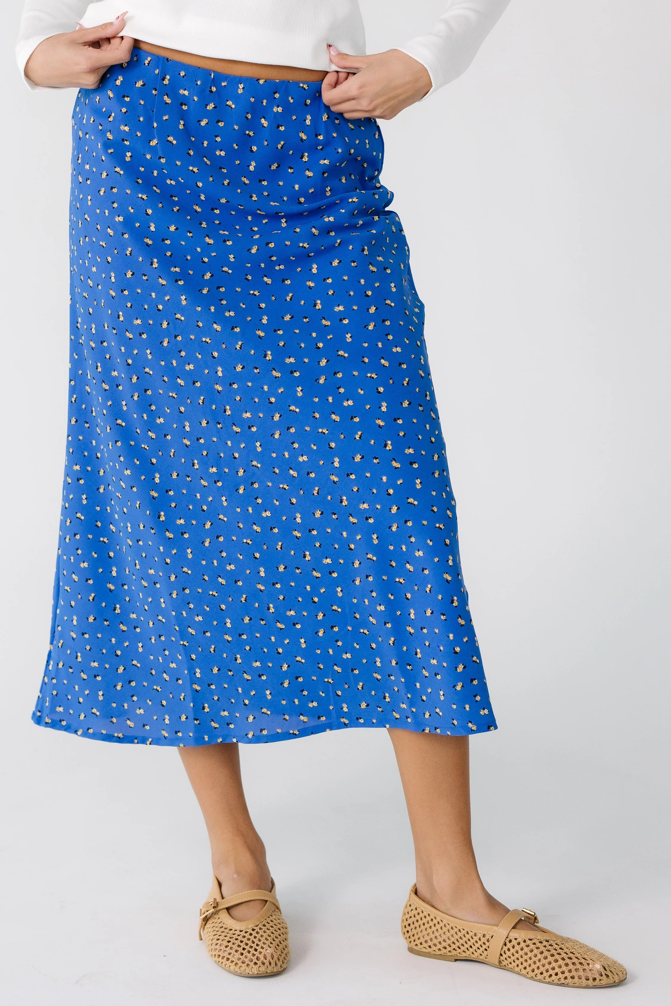 Brass & Roe Ellie Spring Print Skirt - Image 3