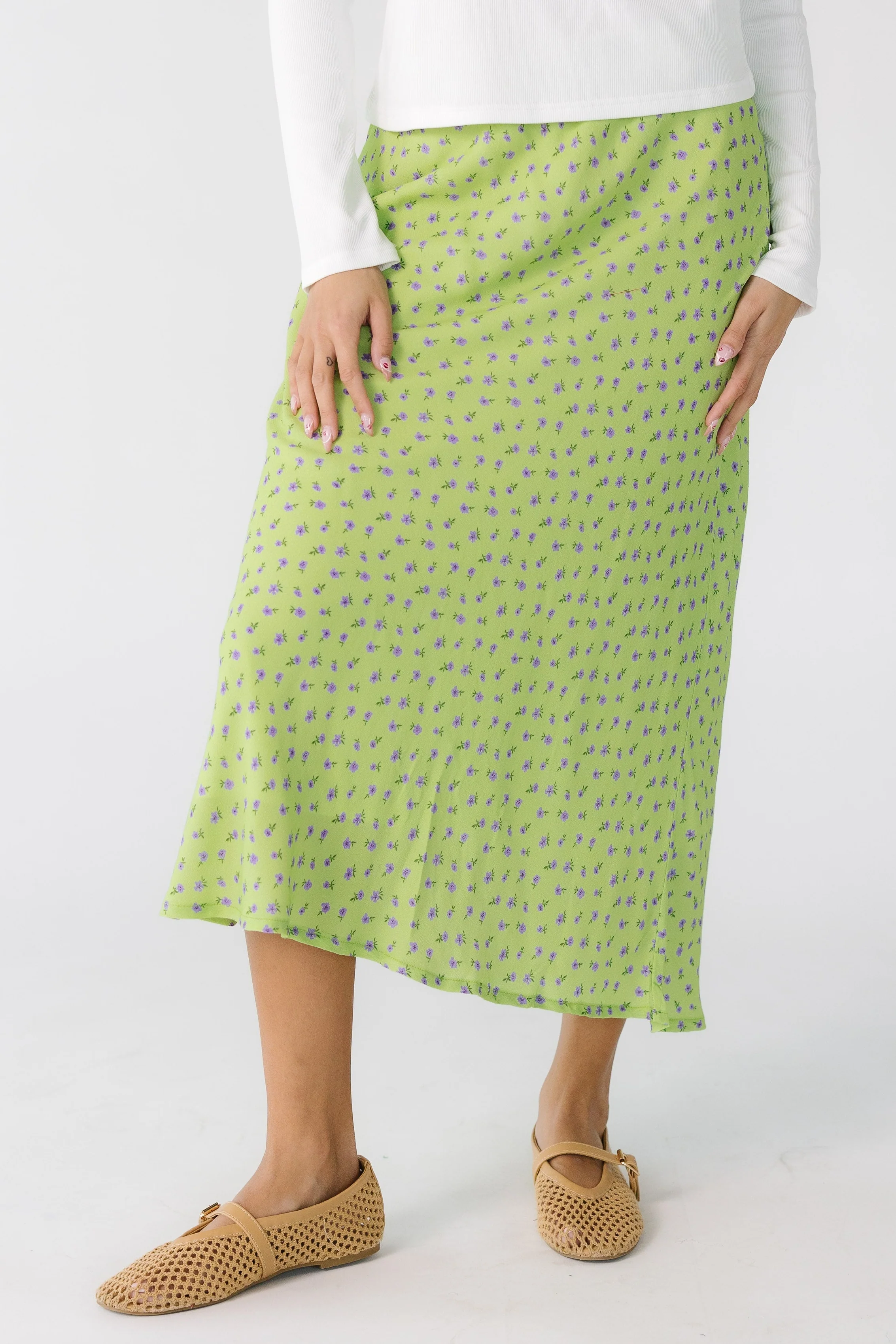 Brass & Roe Ellie Spring Print Skirt - Image 5