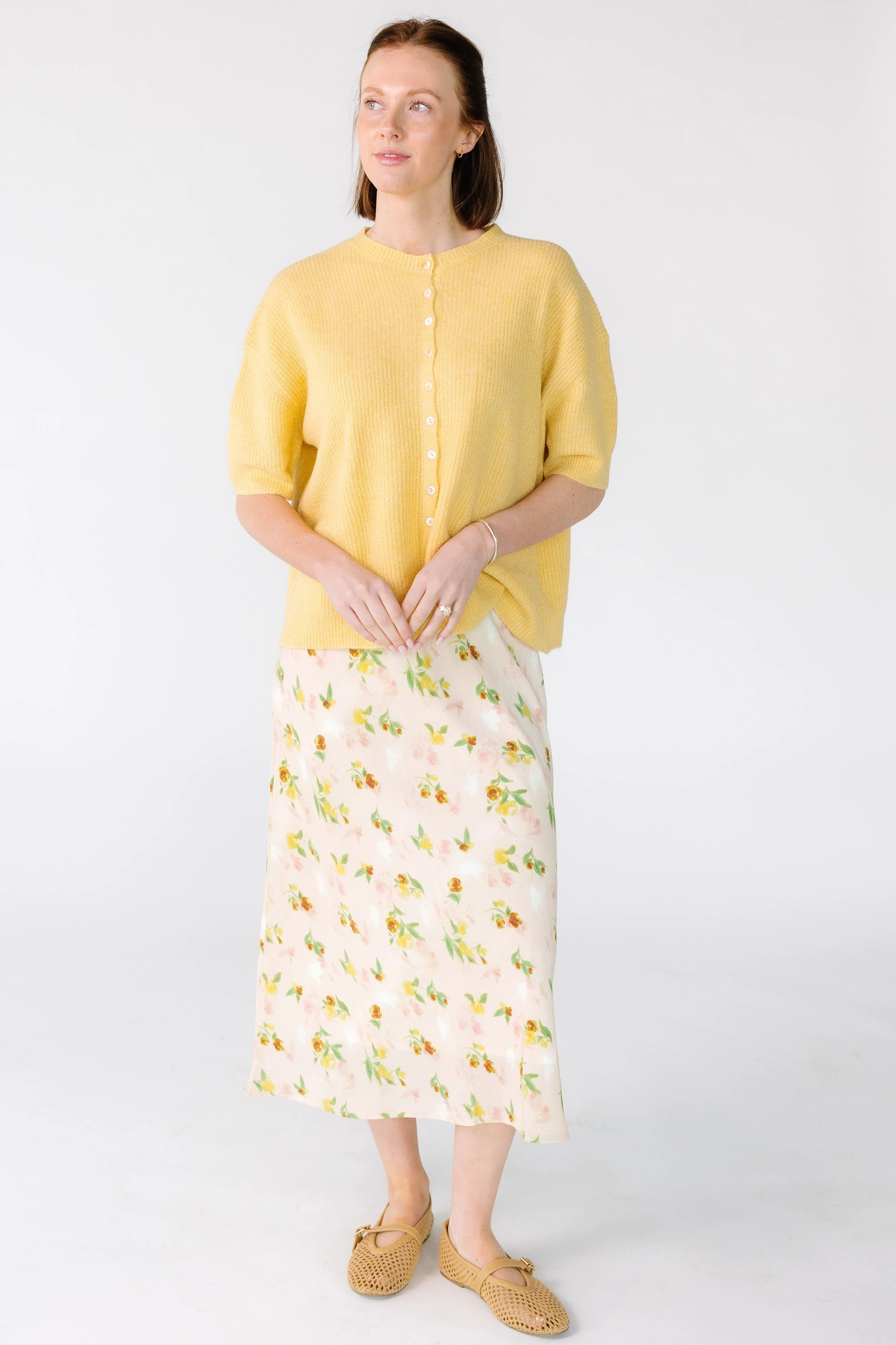 Brass & Roe Ellie Spring Print Skirt - Image 7