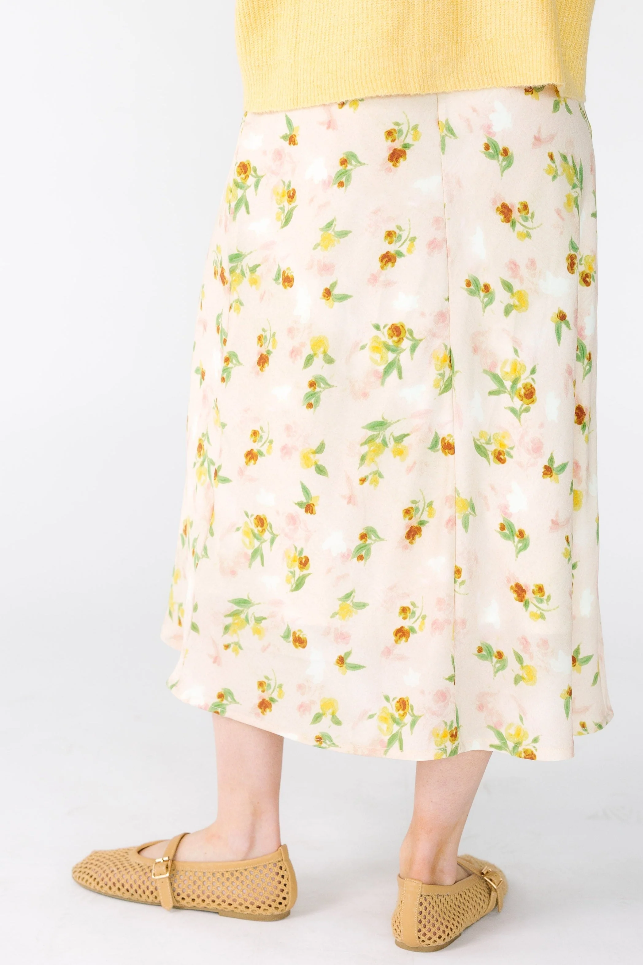 Brass & Roe Ellie Spring Print Skirt - Image 9