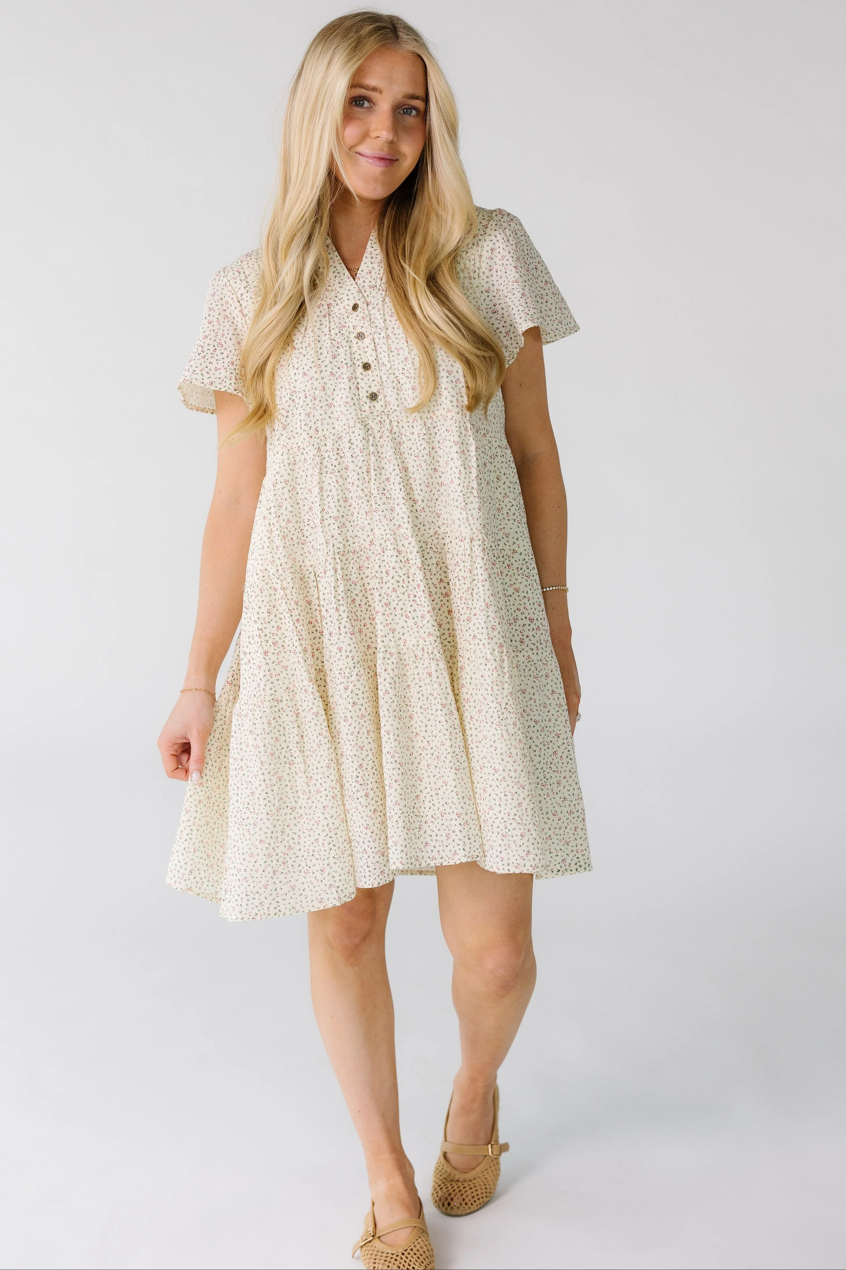 Brass & Roe Emma Details Knee Dress