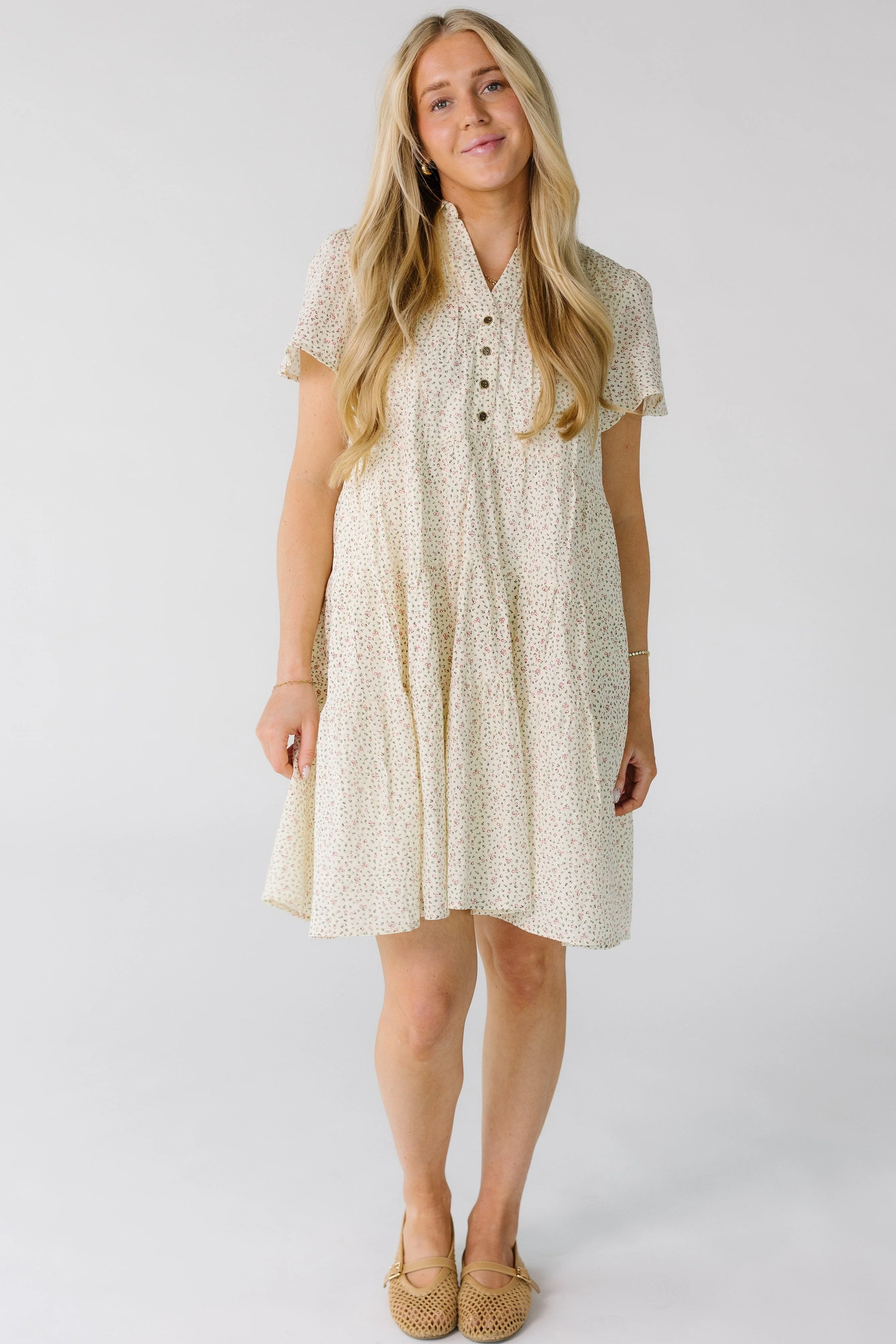 Brass & Roe Emma Details Knee Dress - Image 3