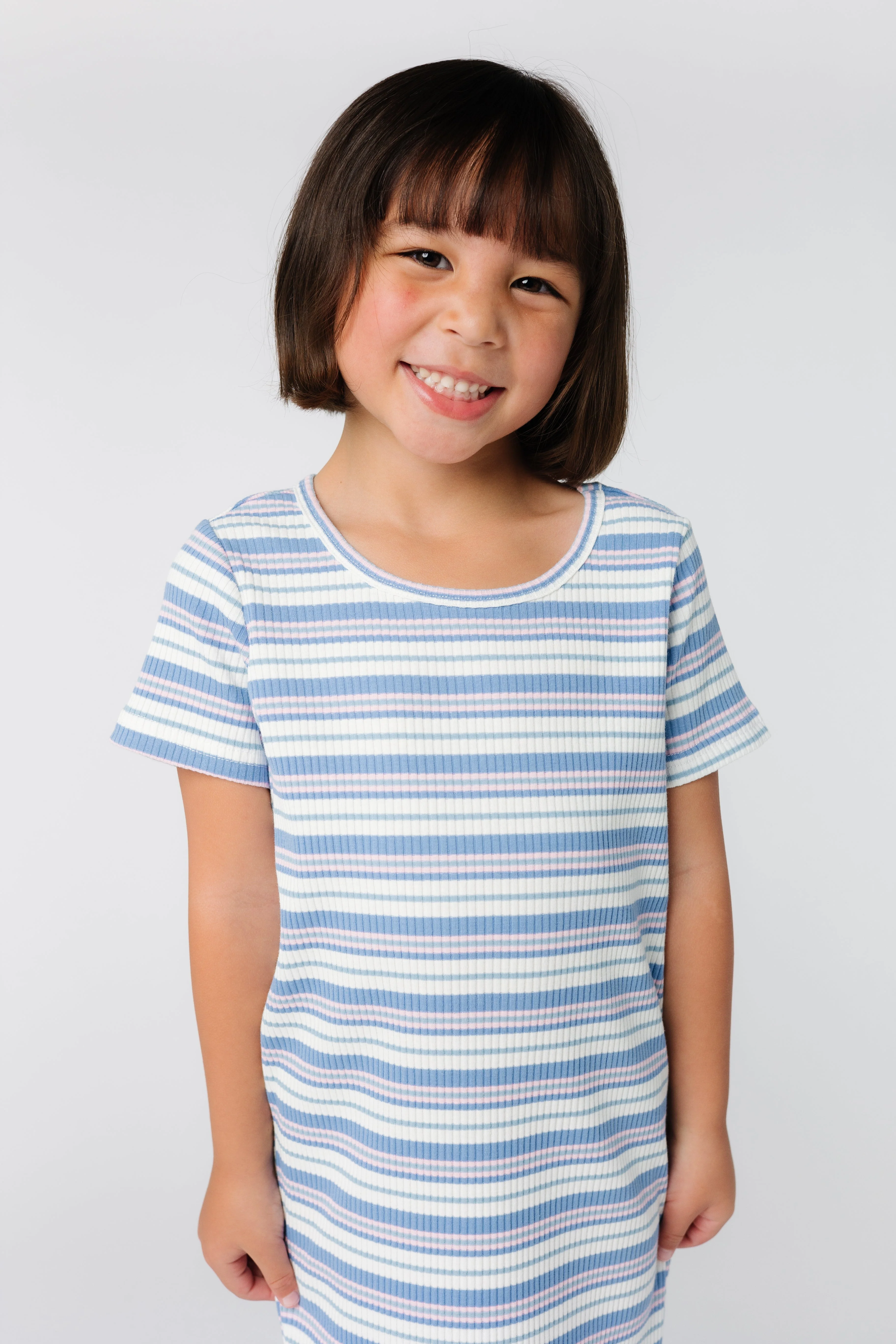 Brass & Roe Emmy Girl's Ribbed Dress - Image 3