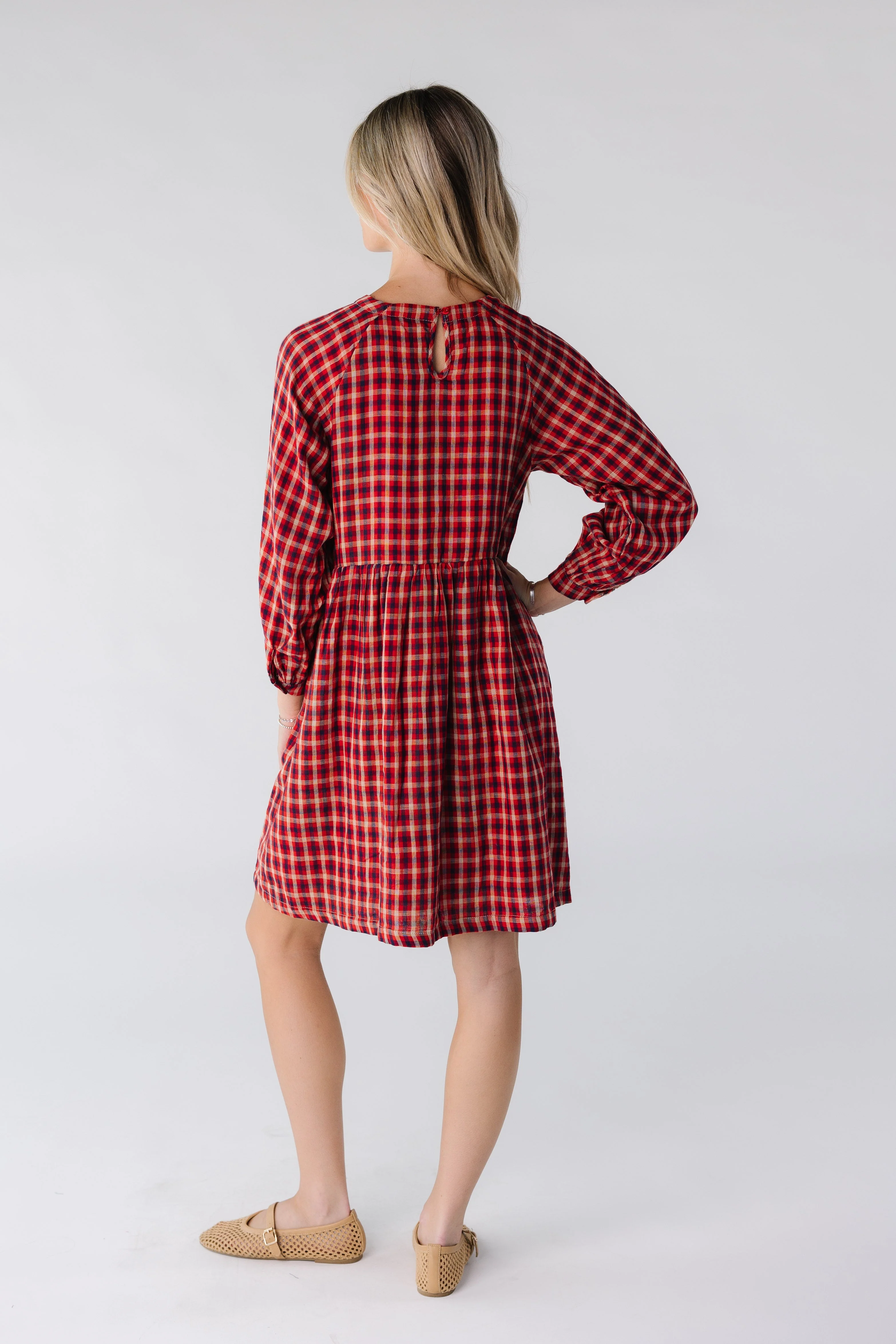 Brass & Roe Harper Plaid Dress - Image 4