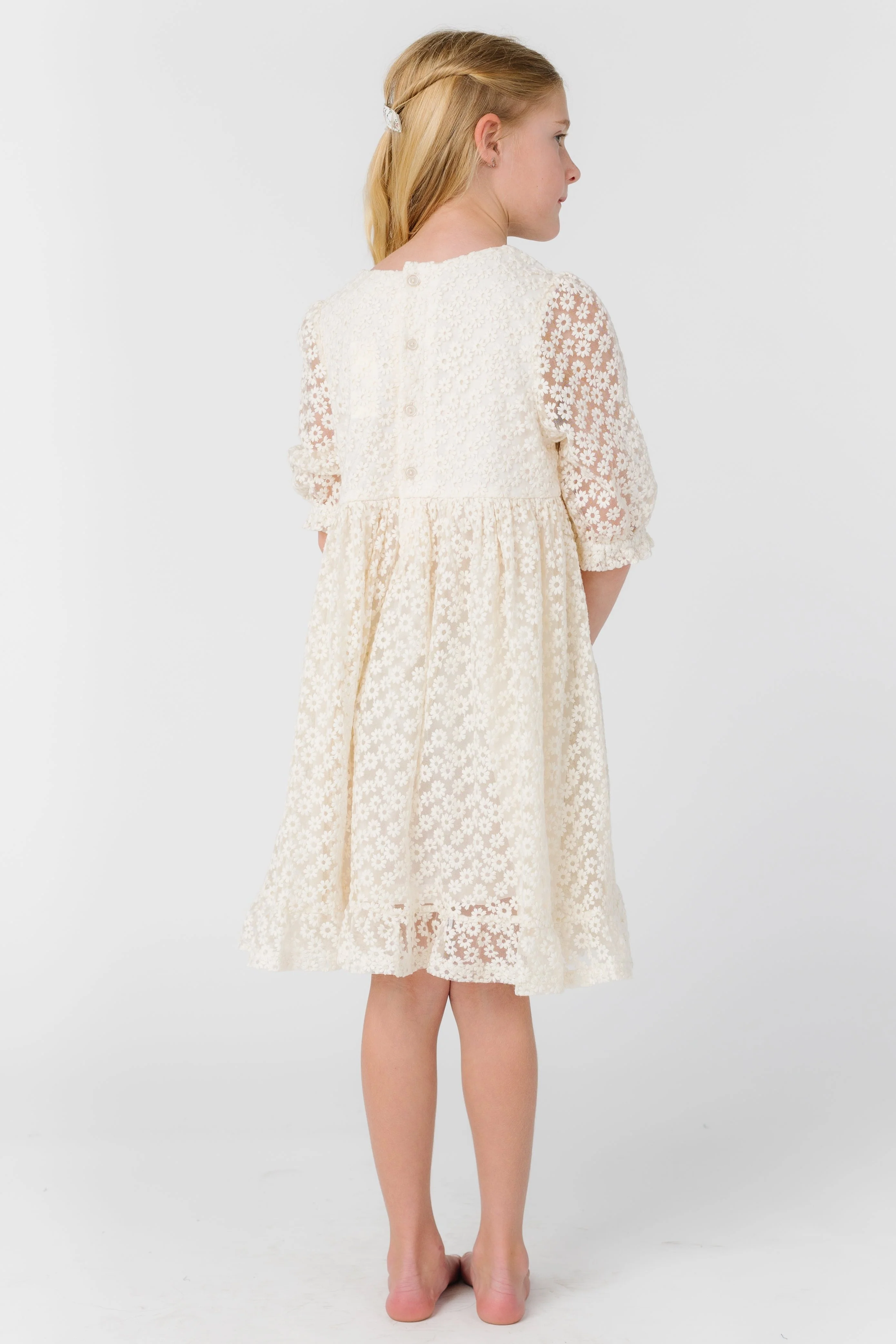 Brass & Roe It's Your Day Lace Girl's Dress - Image 4