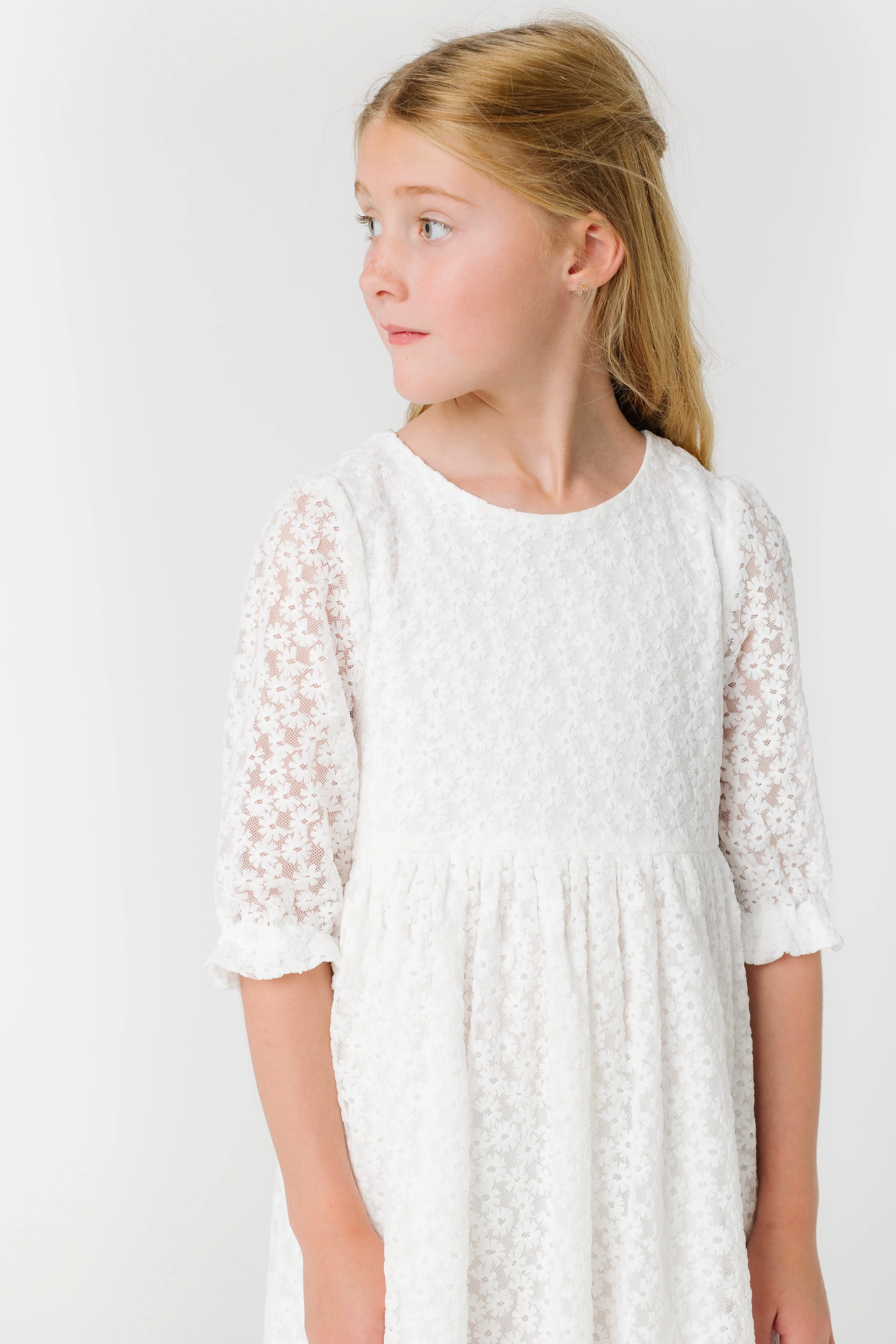 Brass & Roe It's Your Day Lace Girl's Dress - Image 6