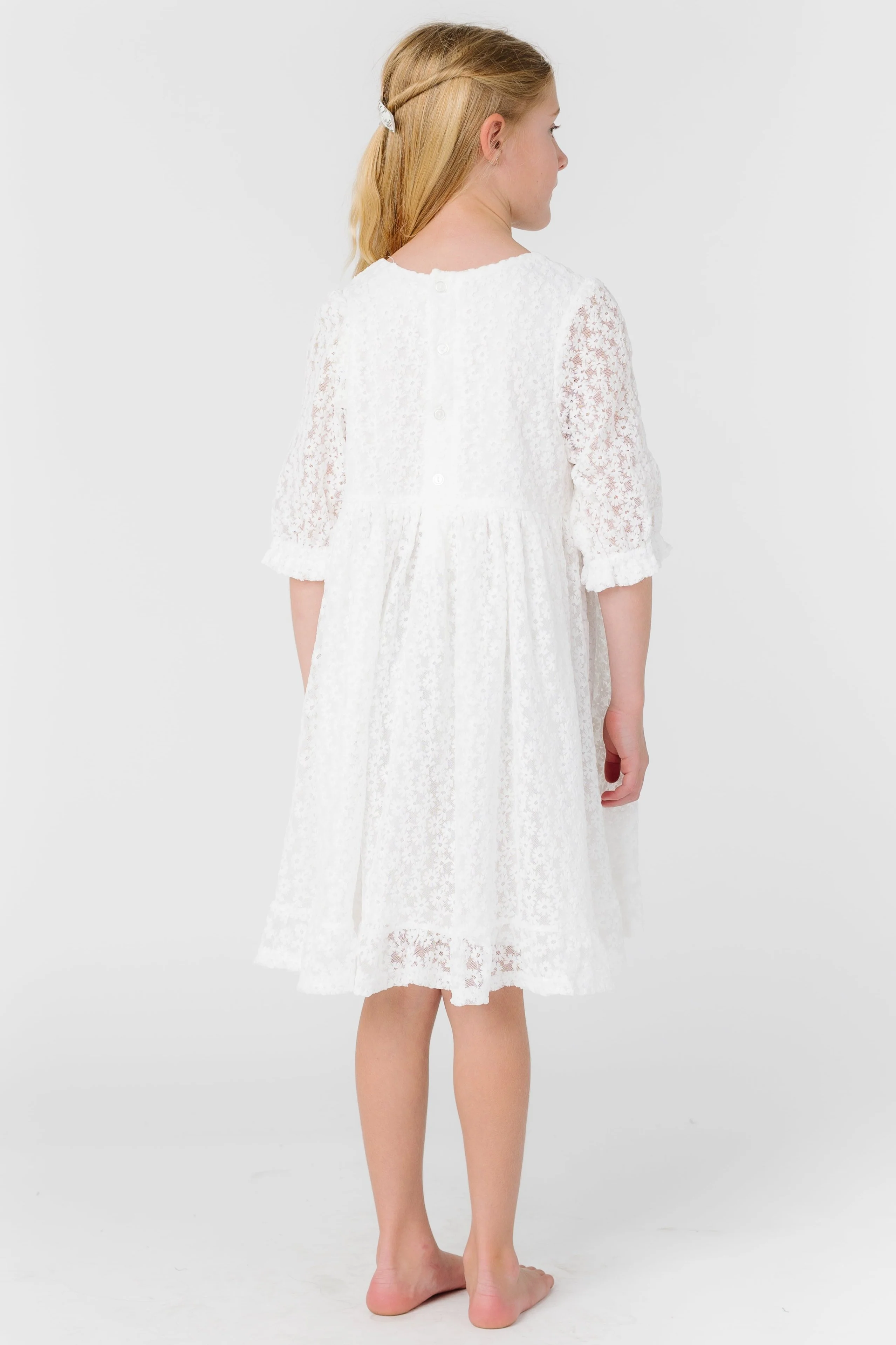Brass & Roe It's Your Day Lace Girl's Dress - Image 8