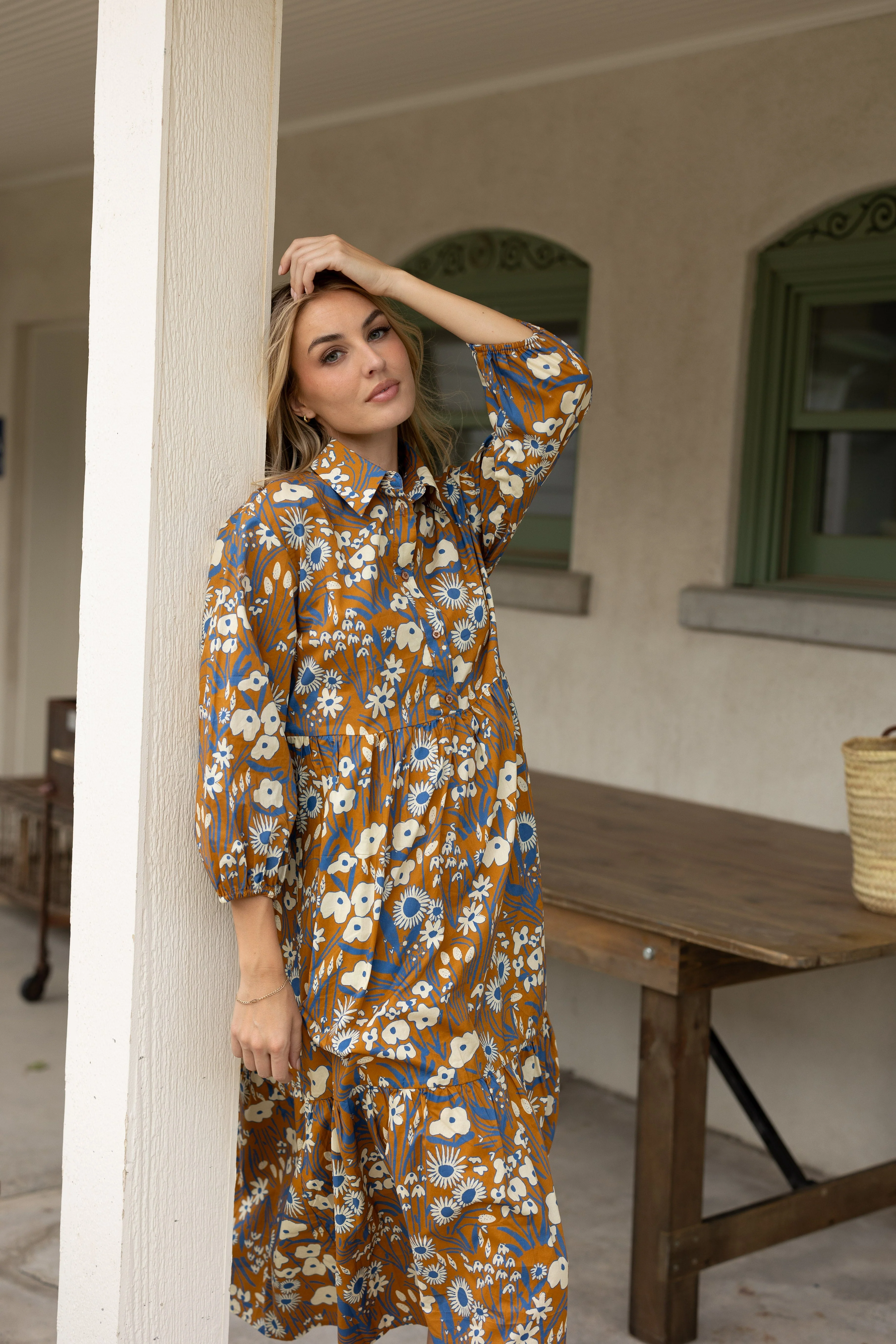 Brass & Roe Janice Button Down Dress