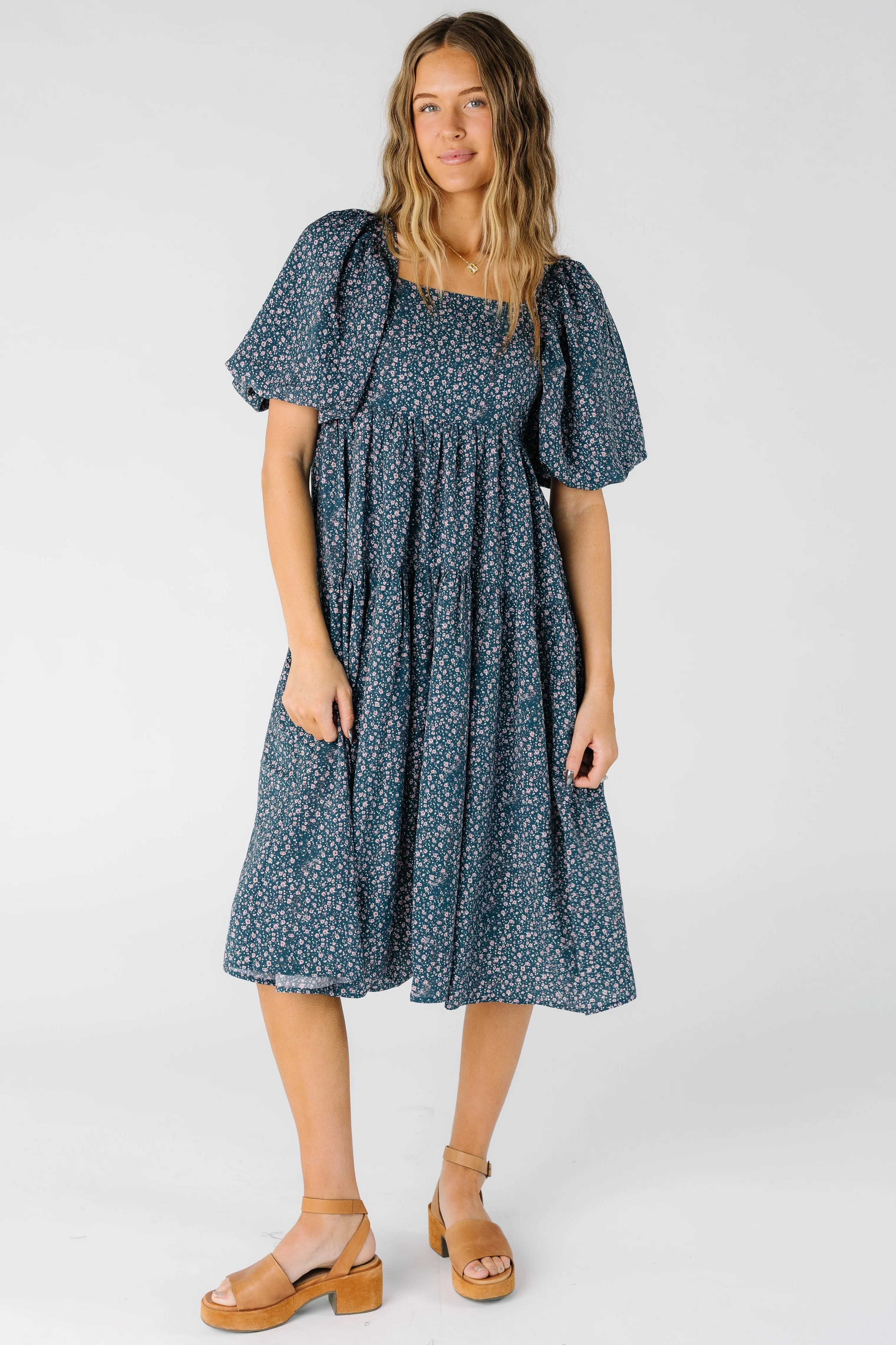 Brass & Roe Maisy Square Neck Dress - Image 3