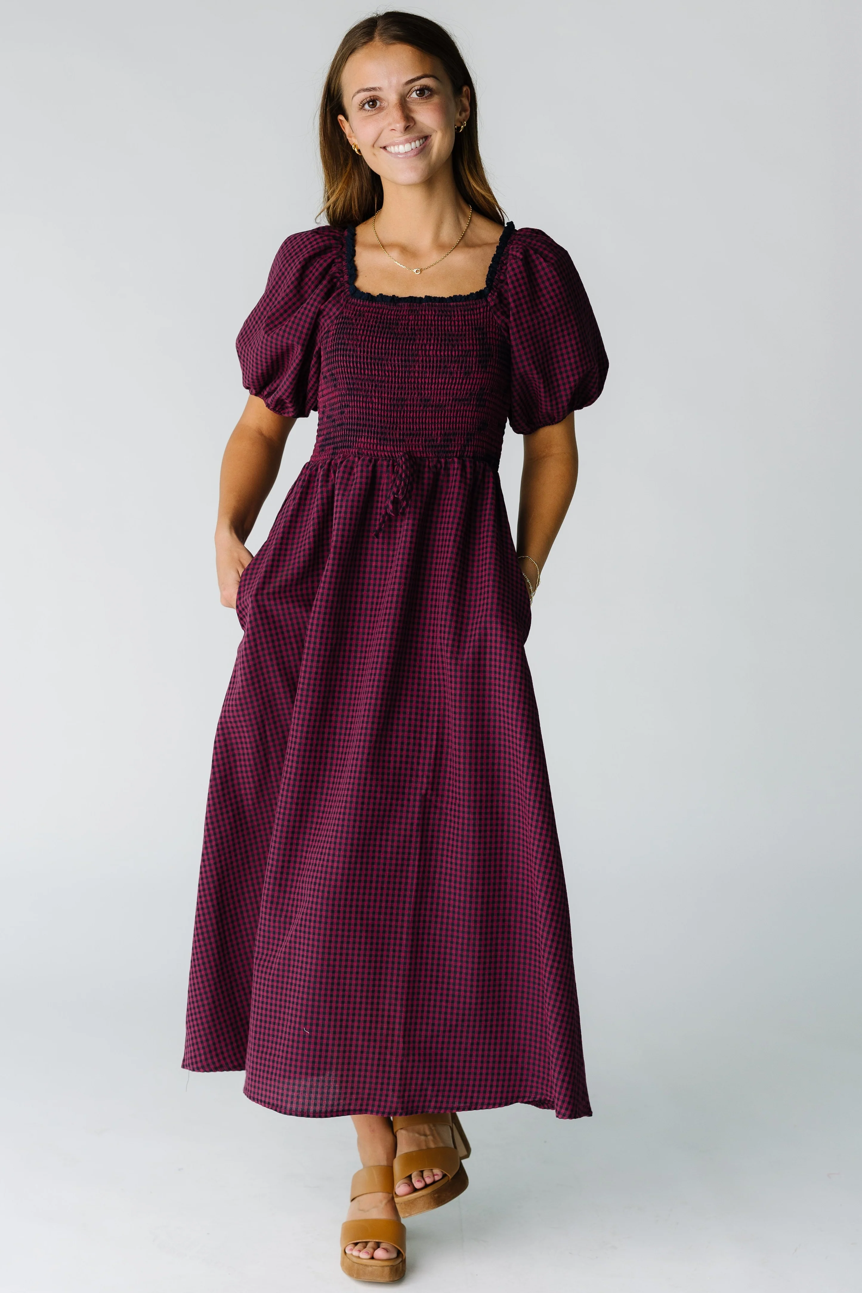 Brass & Roe Margot Square Neck Dress - Image 2