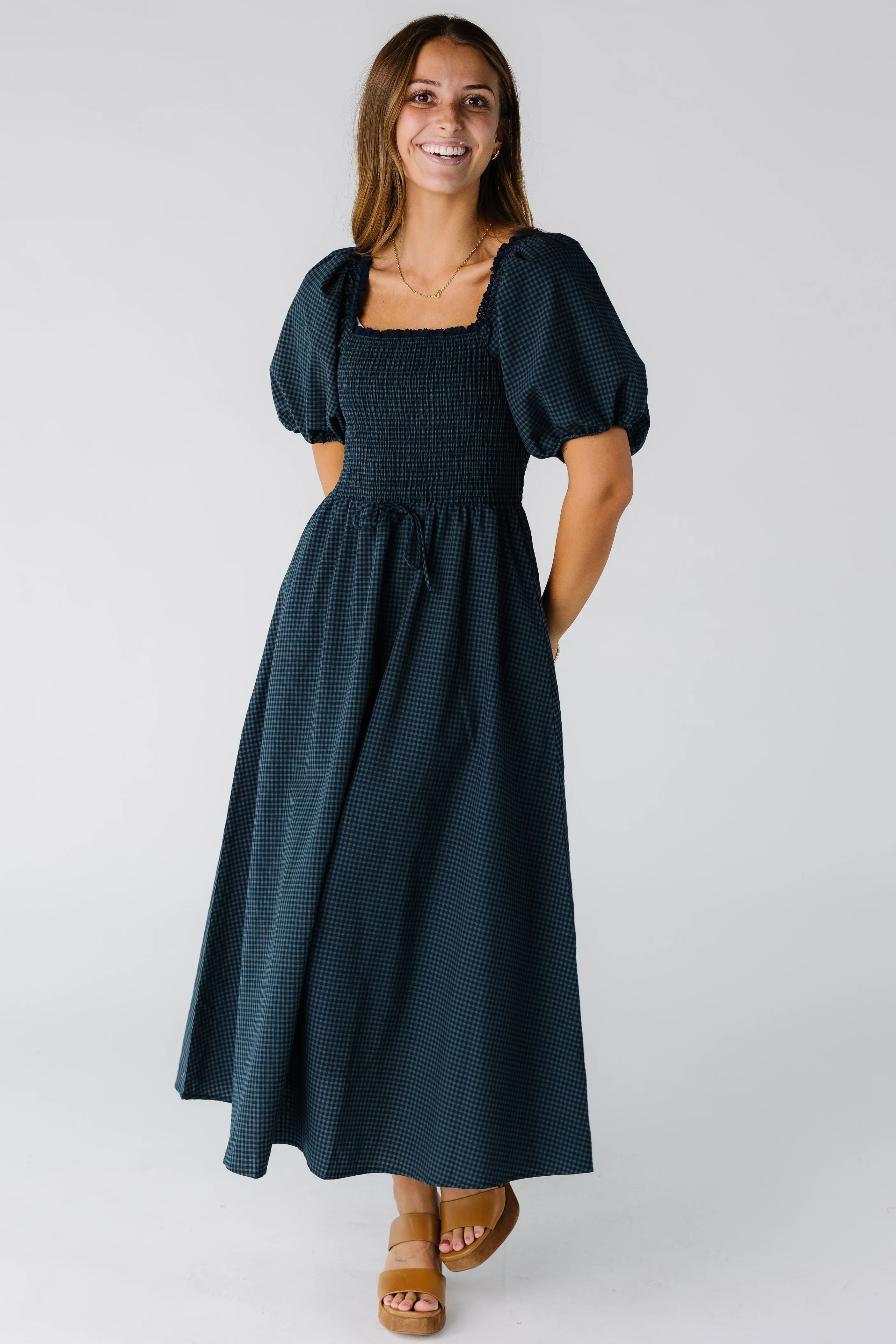 Brass & Roe Margot Square Neck Dress - Image 6