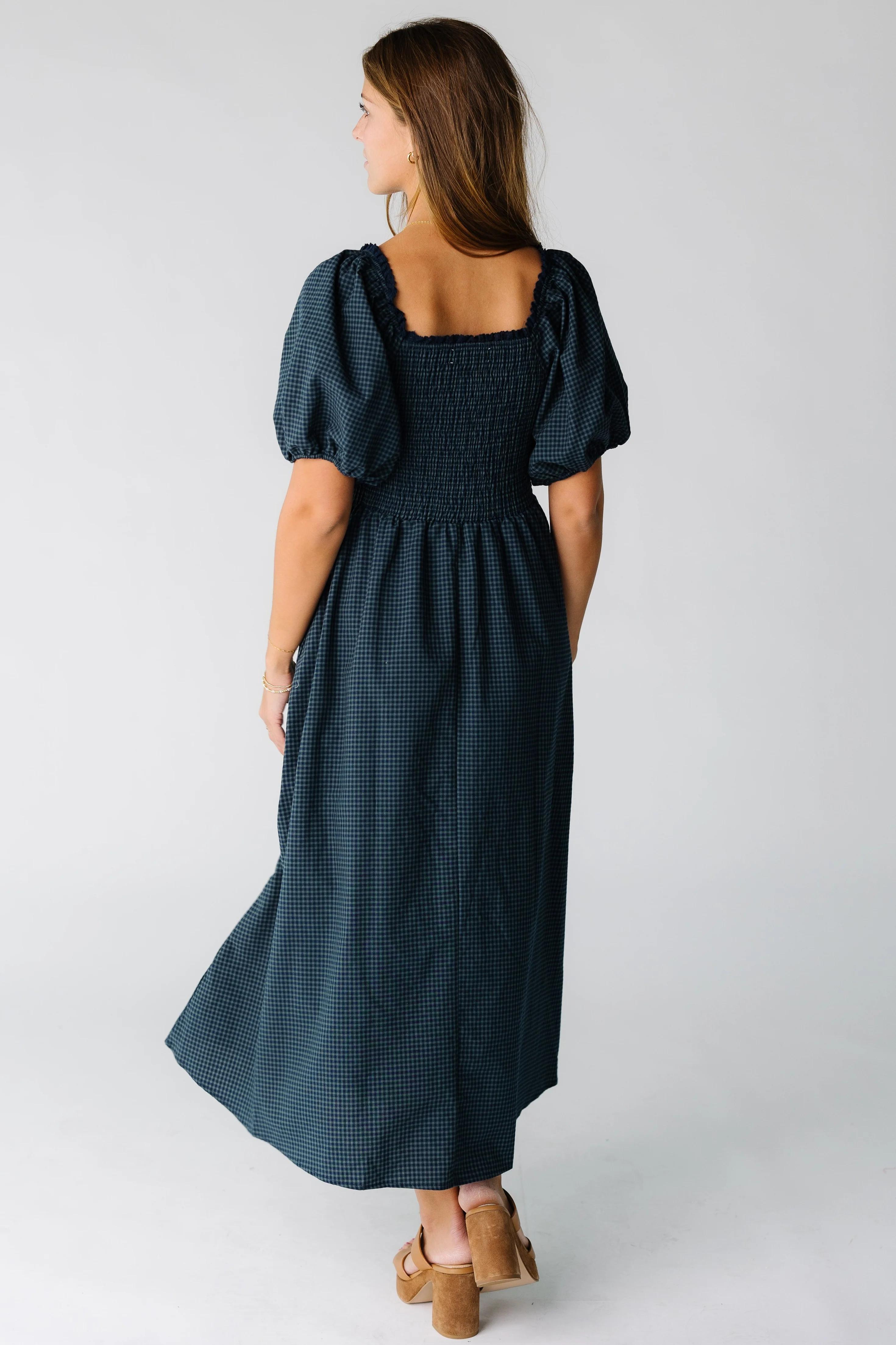 Brass & Roe Margot Square Neck Dress - Image 8