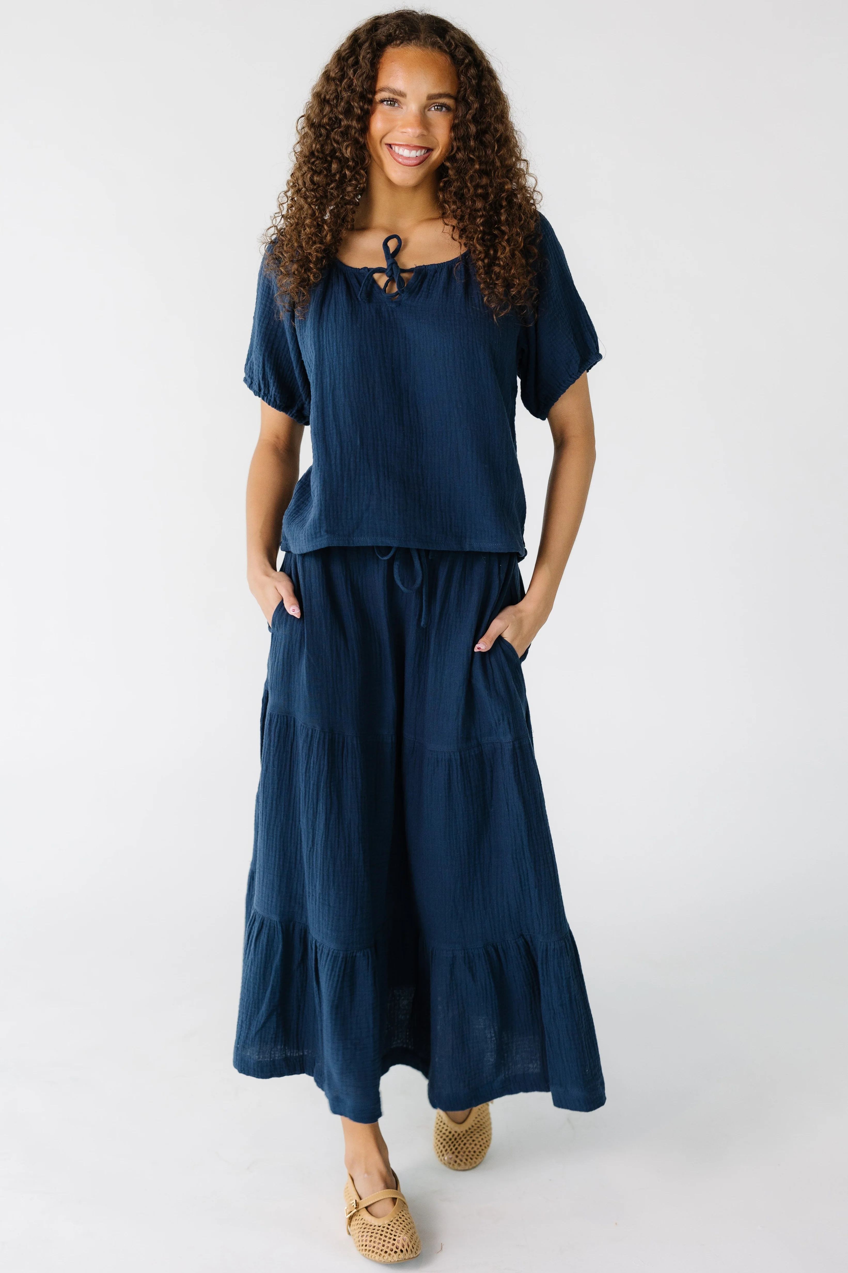 Brass & Roe Millie Gauze Top - Image 2