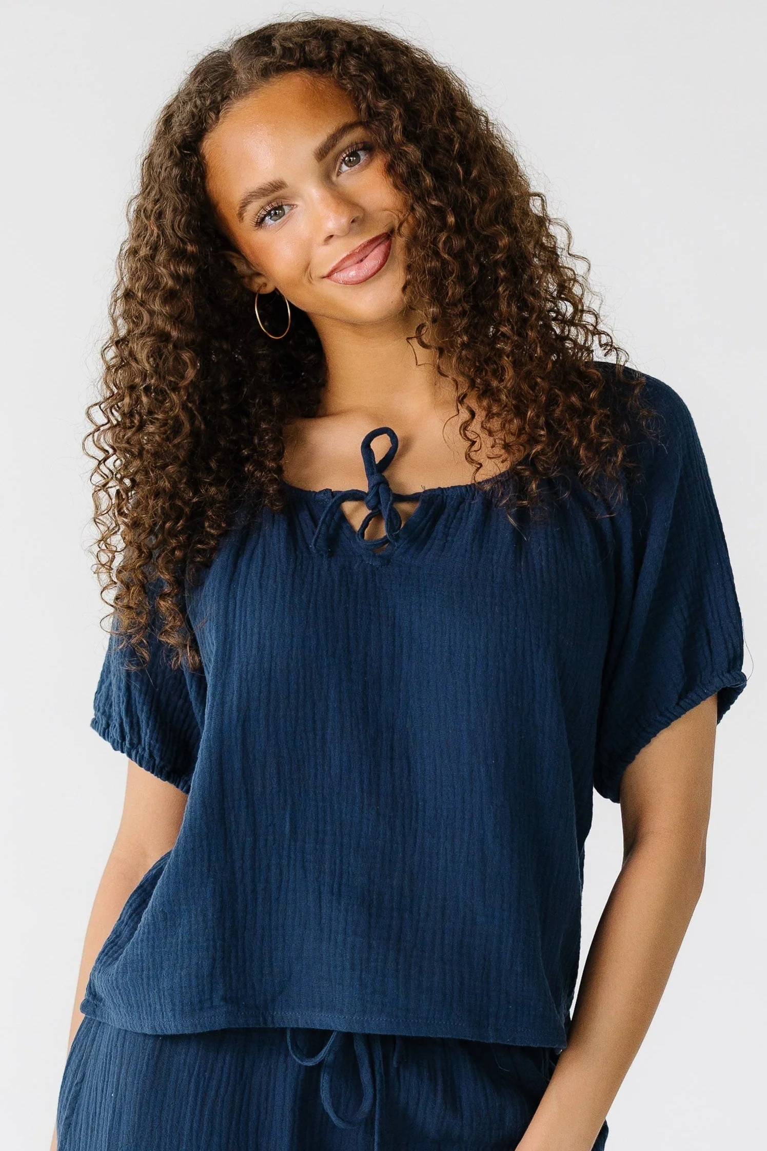 Brass & Roe Millie Gauze Top - Image 4