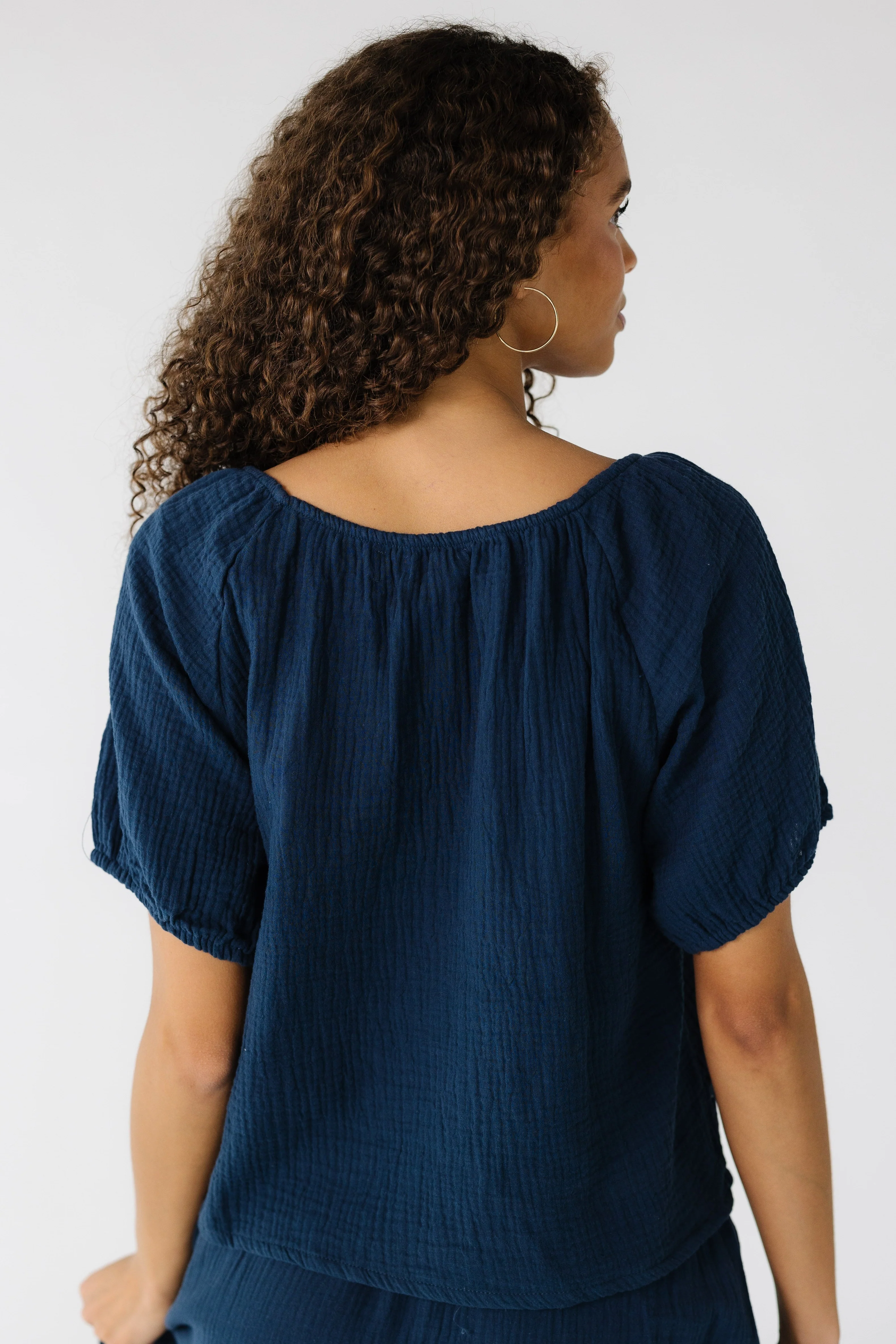 Brass & Roe Millie Gauze Top - Image 5