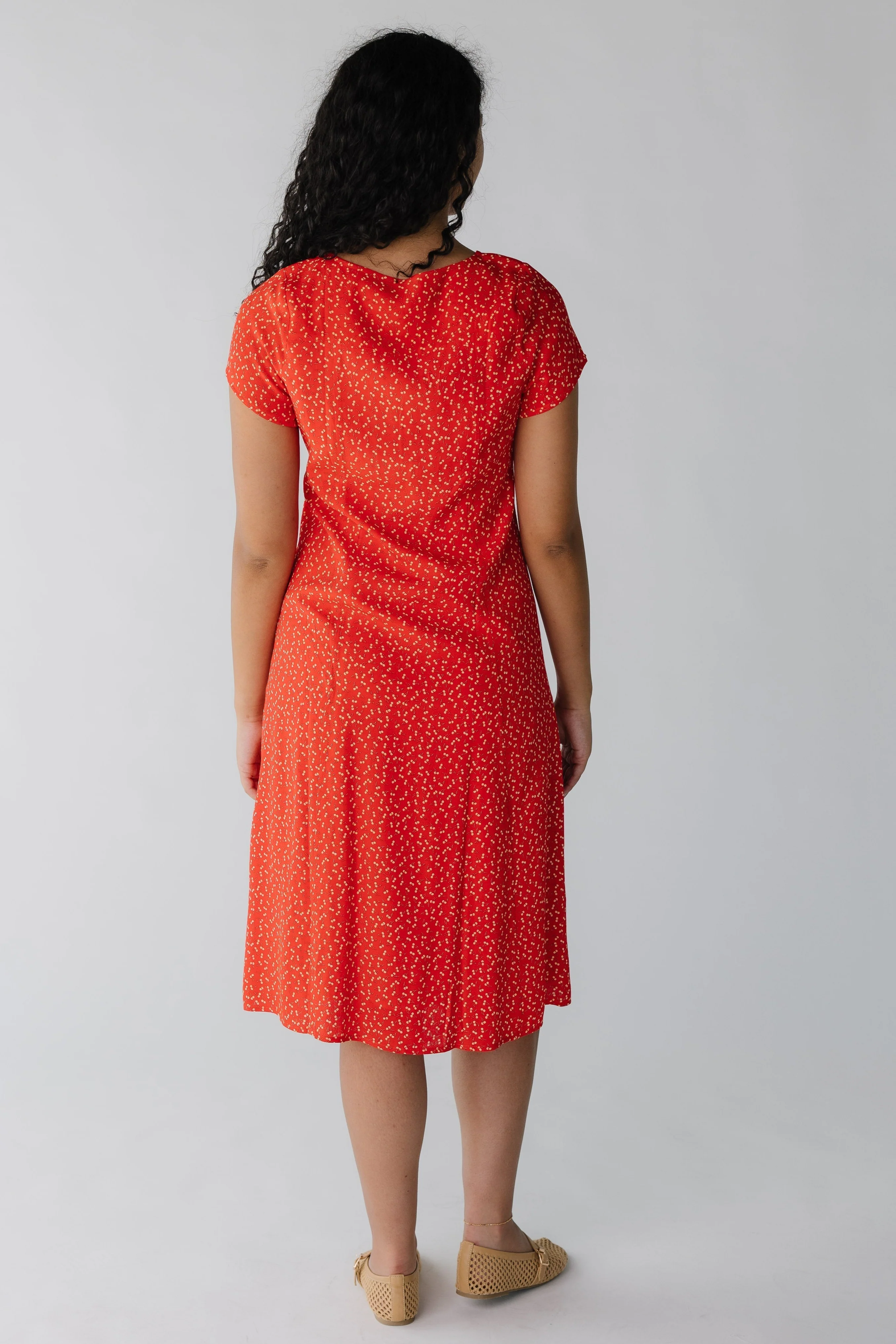 Brass & Roe Cherry Pie Button Down Dress - Image 12