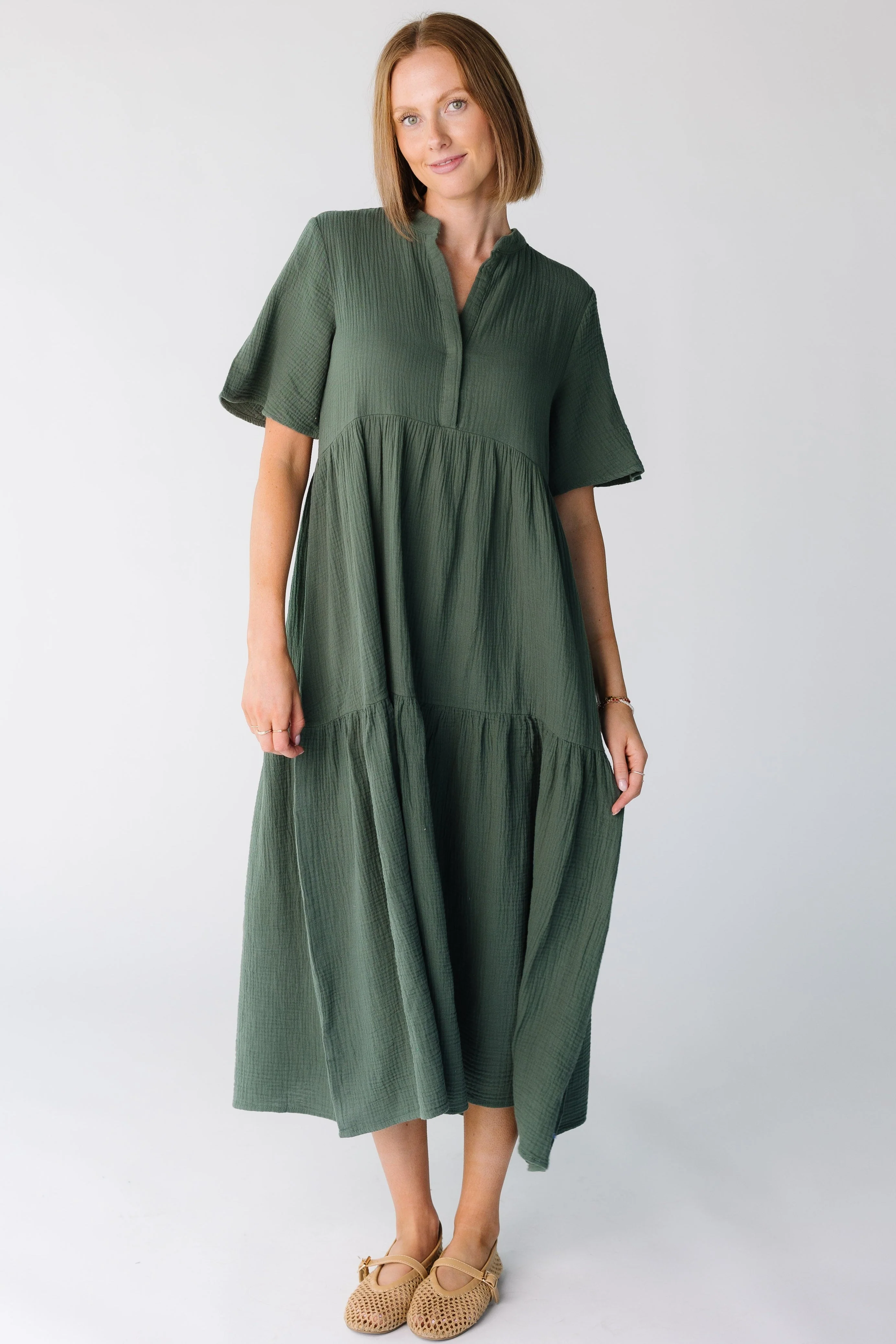 Brass & Roe The Pondering Gauze Dress - Image 9