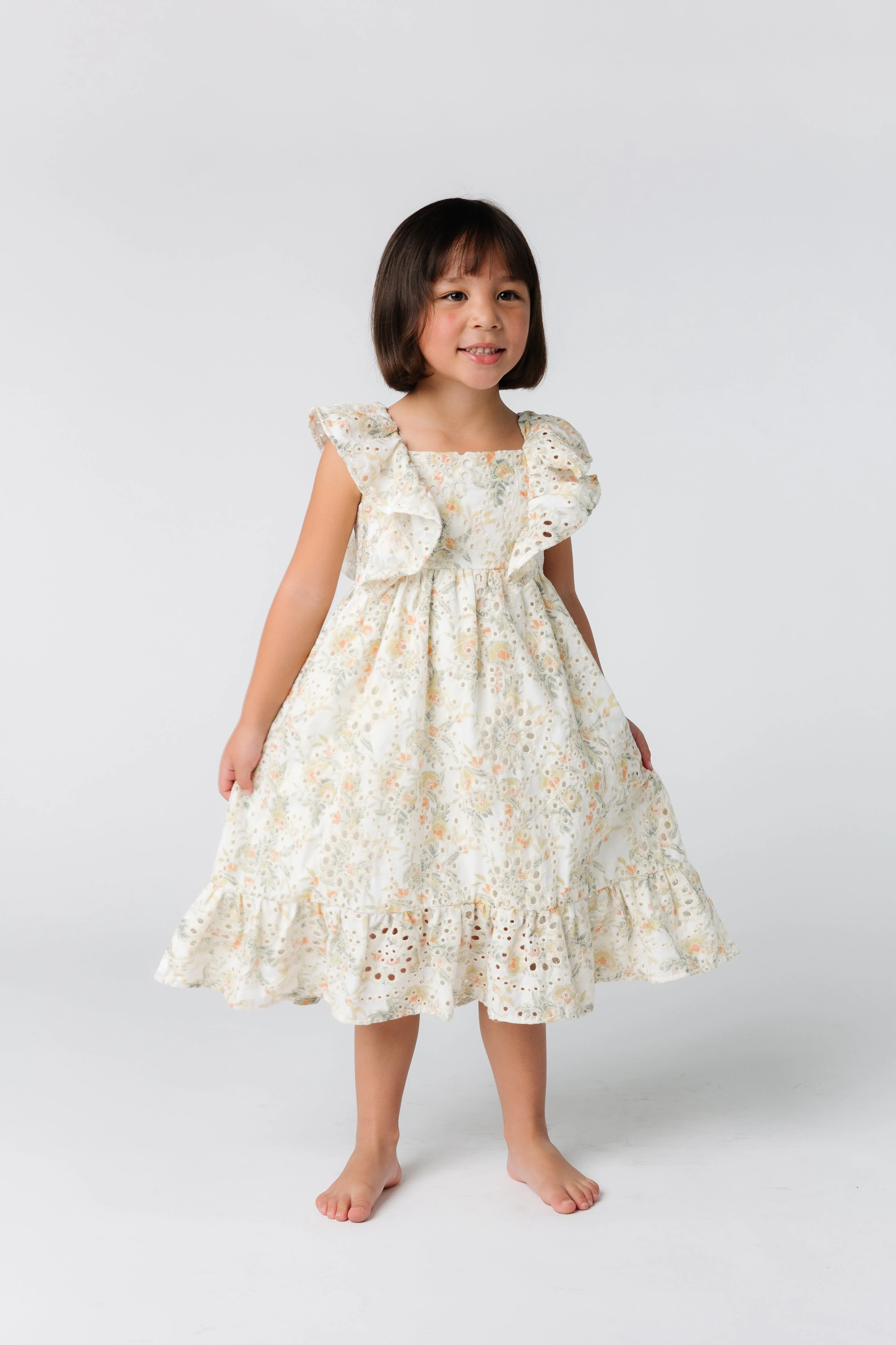 Brass & Roe Sonnie Eyelet Girl's Dress - Image 3