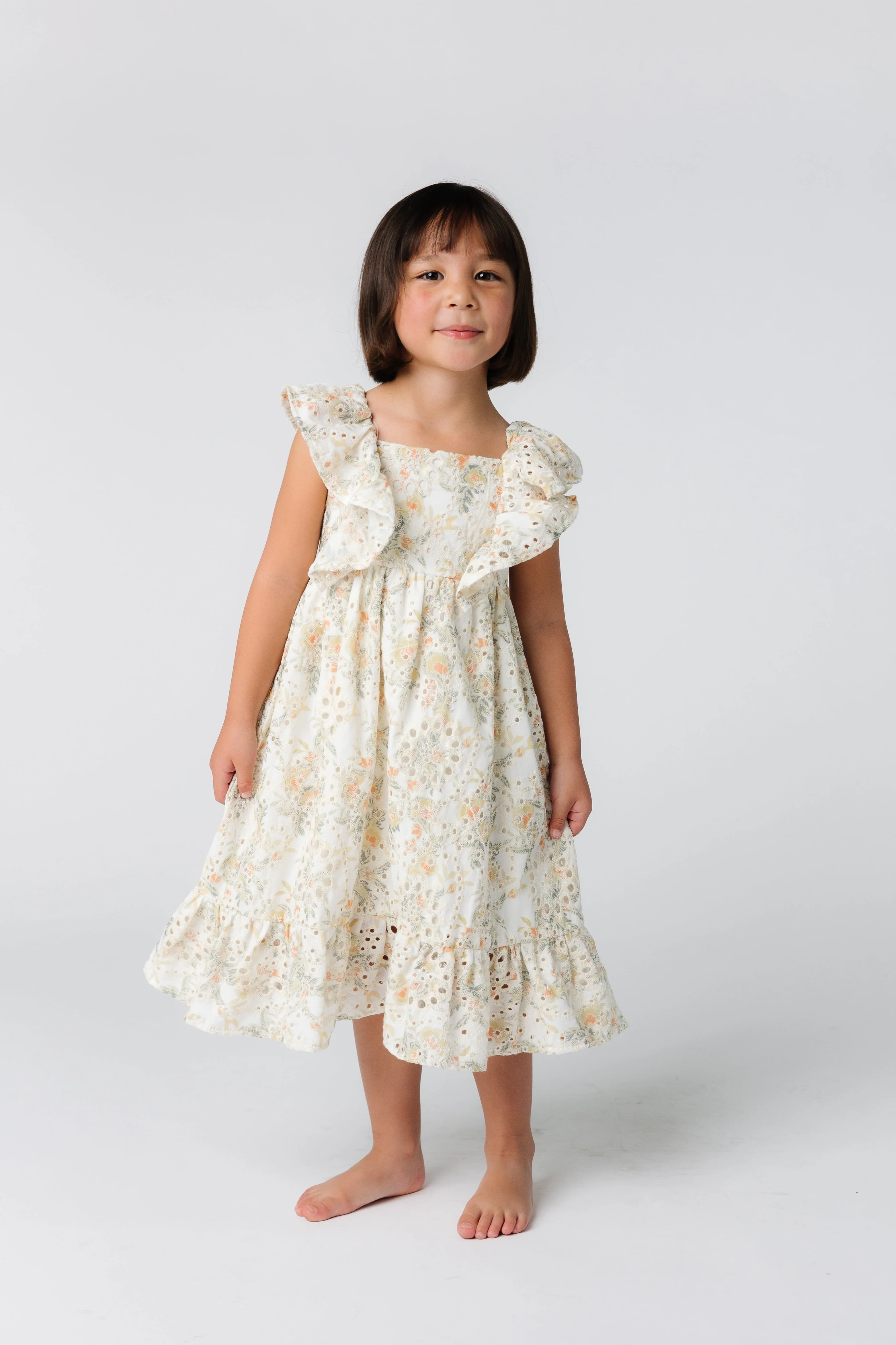 Brass & Roe Sonnie Eyelet Girl's Dress - Image 4