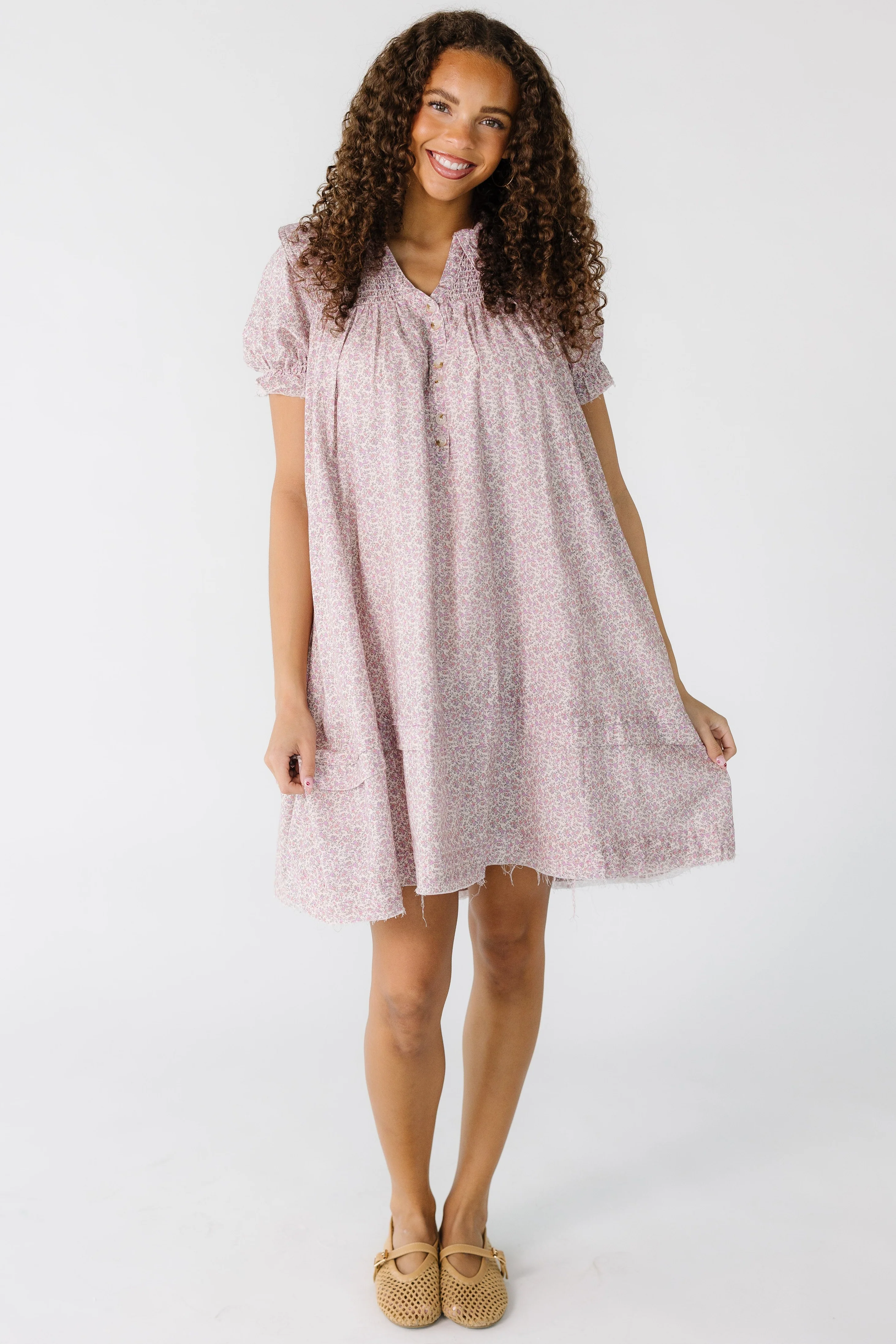 Brass & Roe Spring Collared Knee Dress - Image 2