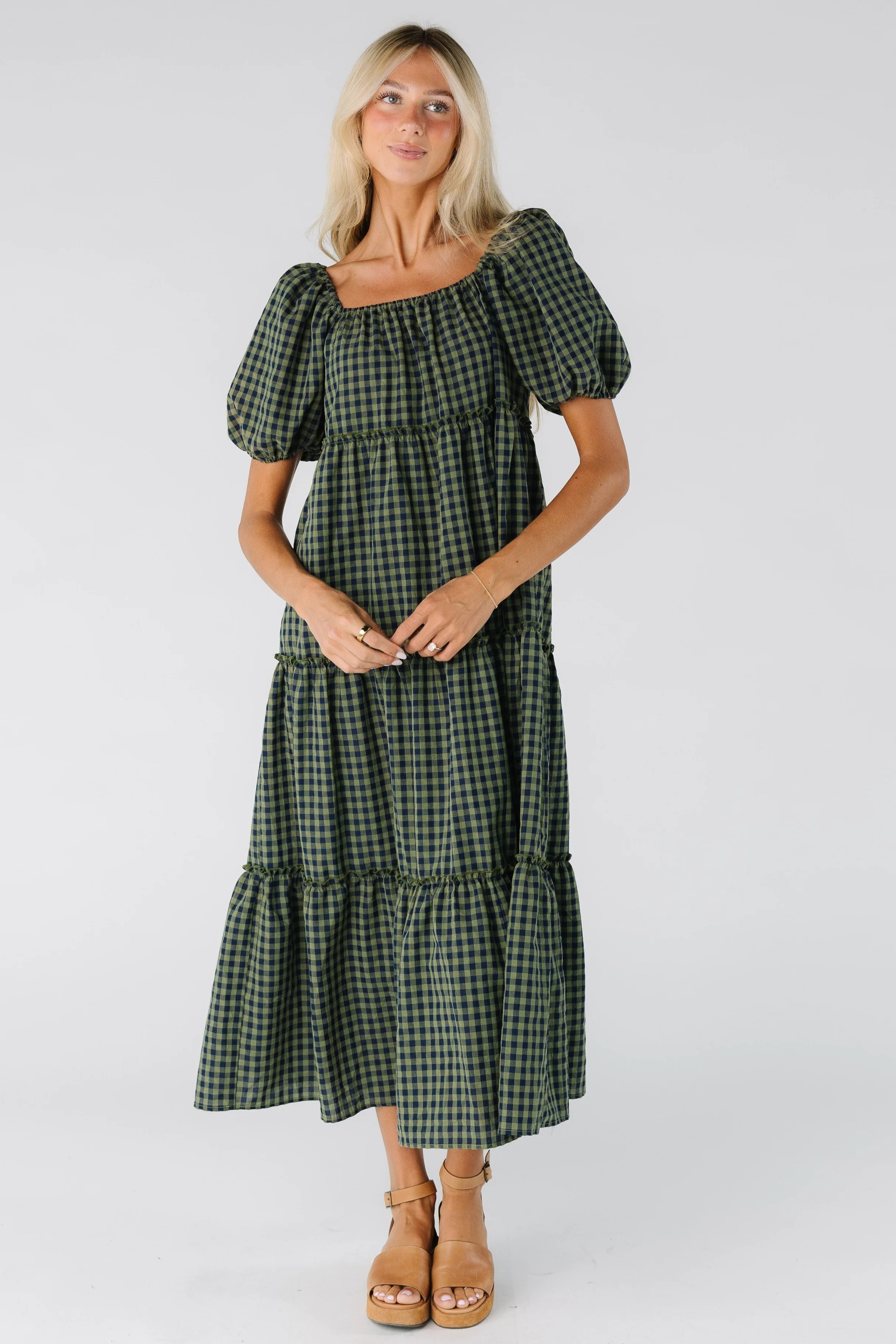Brass & Roe The Charity Tiered Midi Dress - Image 13