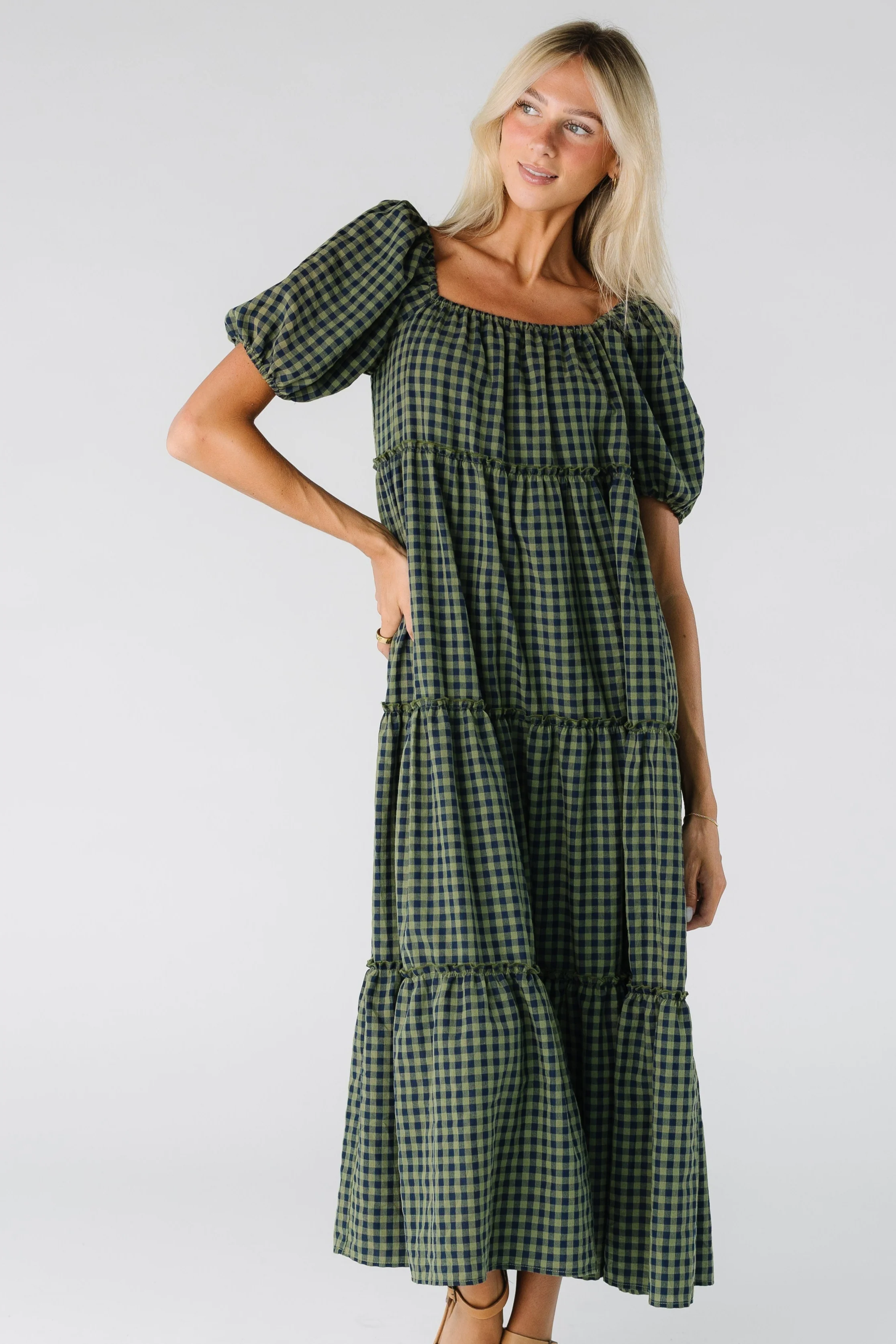Brass & Roe The Charity Tiered Midi Dress - Image 22
