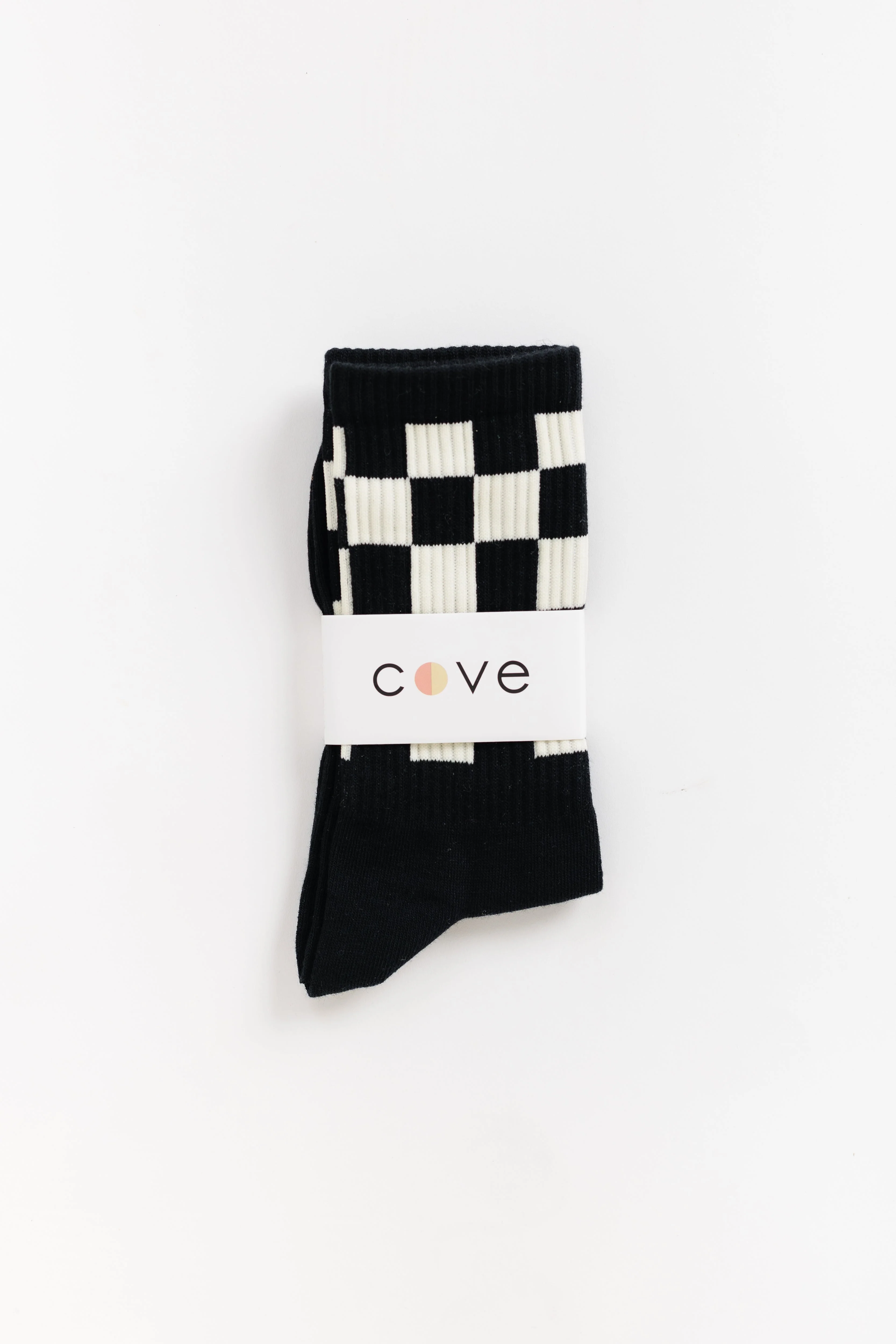 Cove Checker Retro Socks - Image 9