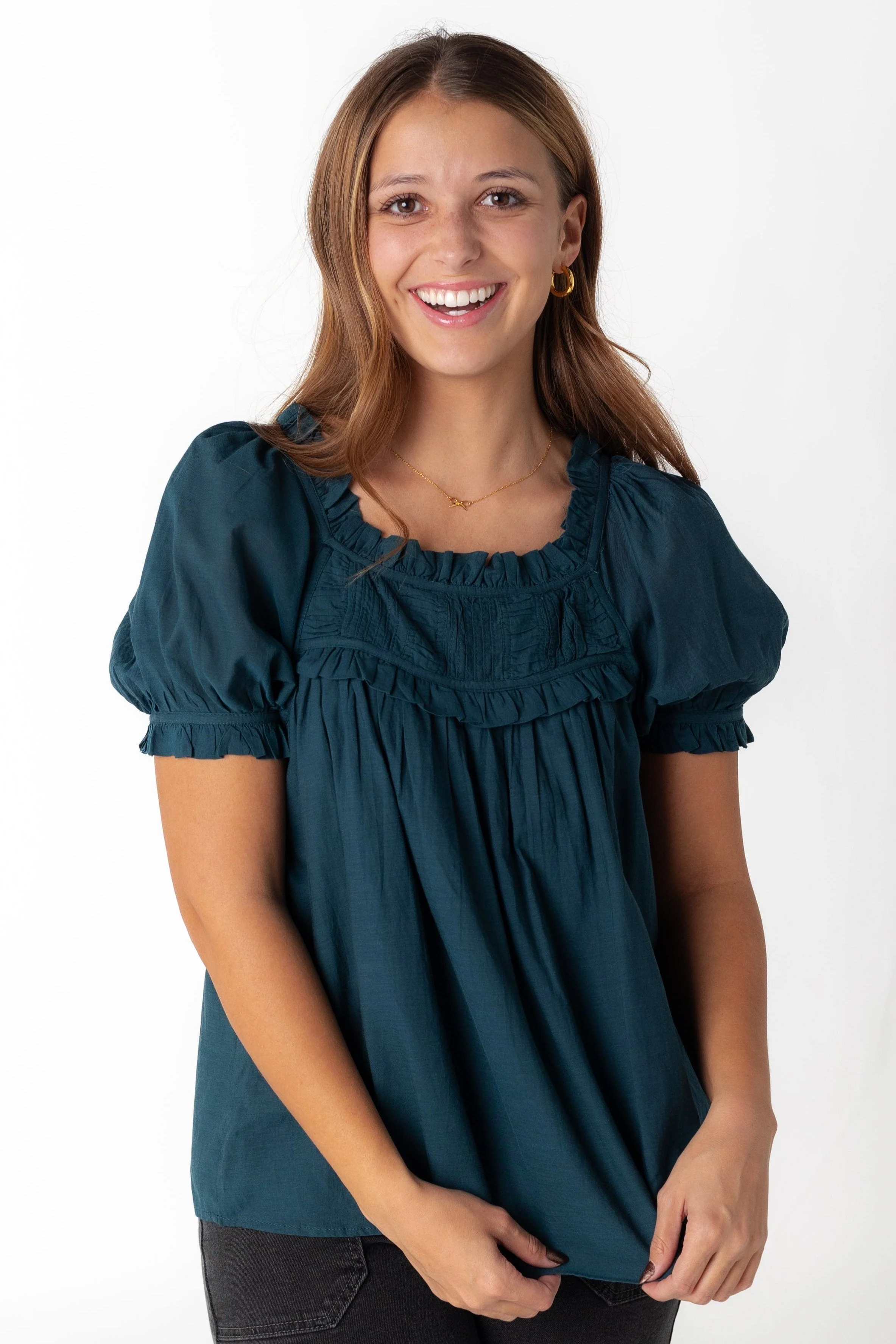 Citrus Eila Delicate Woven Top - Image 3