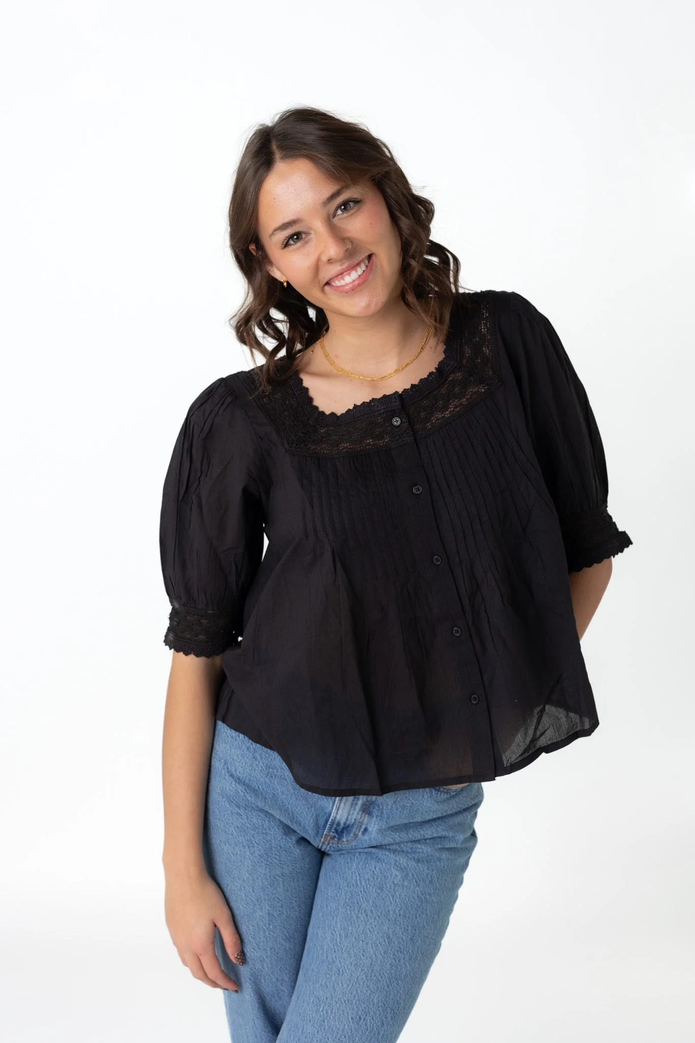 Citrus- Going Out Lace Top - Image 20