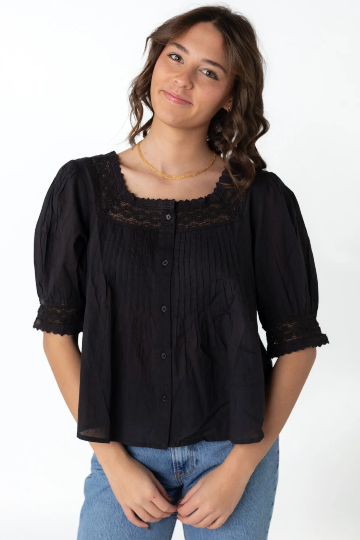 Citrus- Going Out Lace Top - Image 21