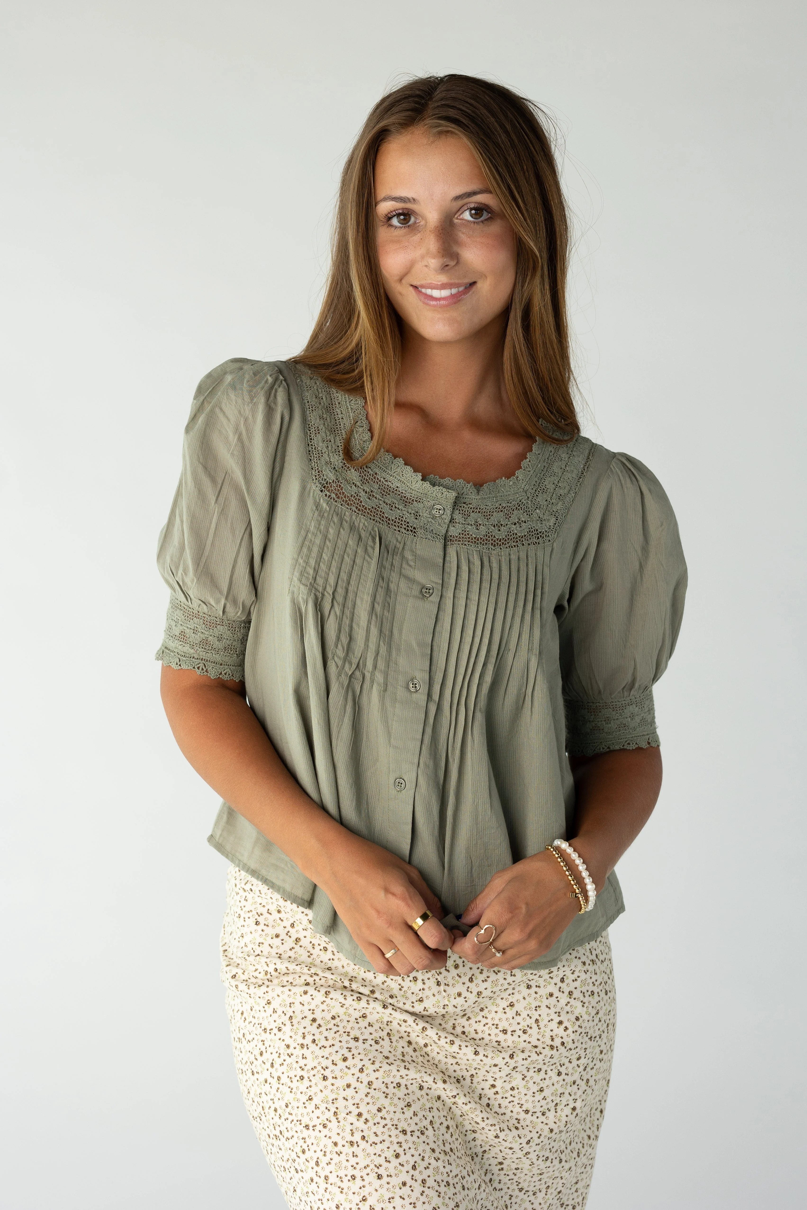 Citrus- Going Out Lace Top - Image 6