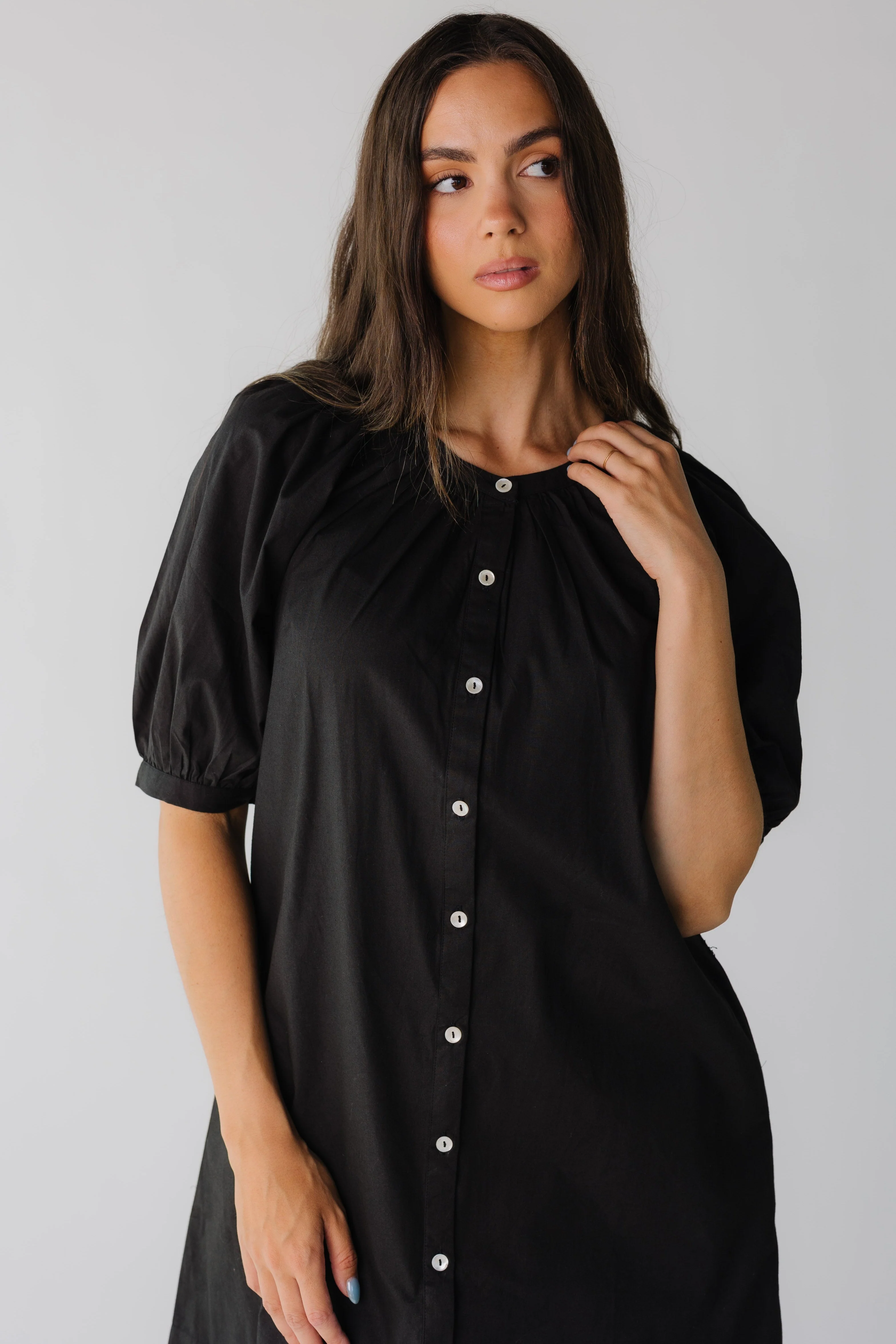 Citrus Seaside Button Down Knee Dress - Image 7