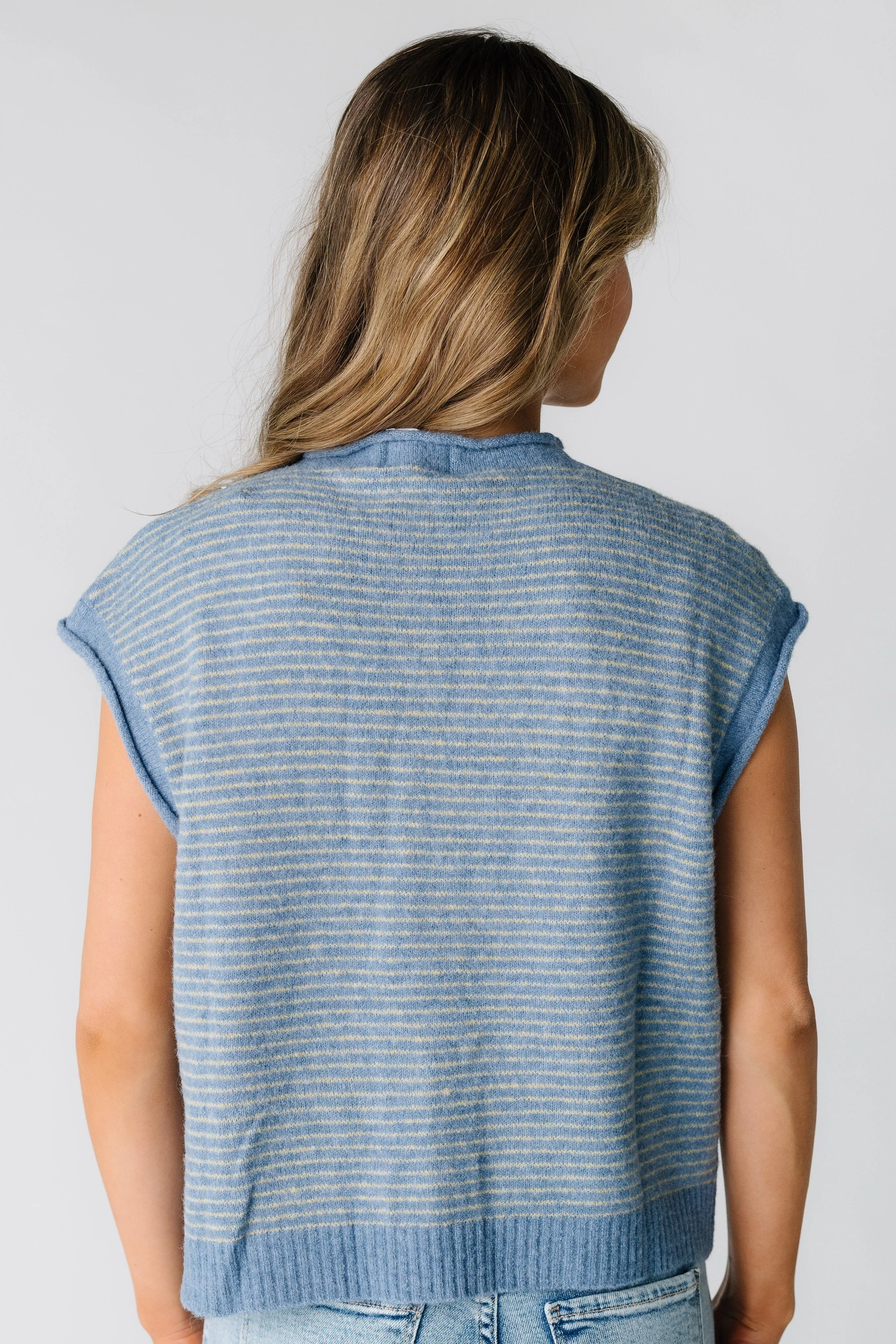 Classic Striped Sweater Vest - Image 8