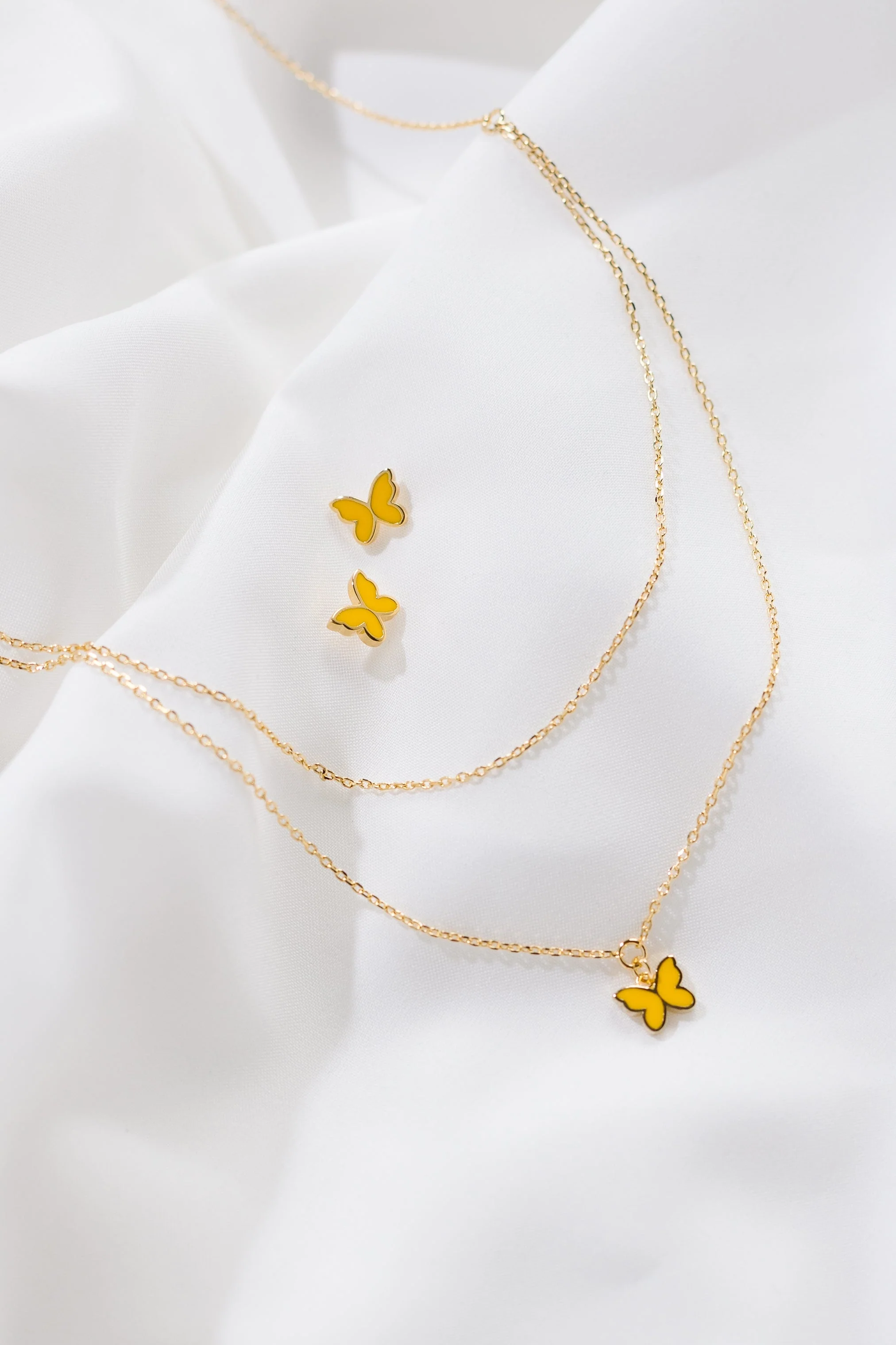Cove Dainty Butterfly Earrings - Image 3