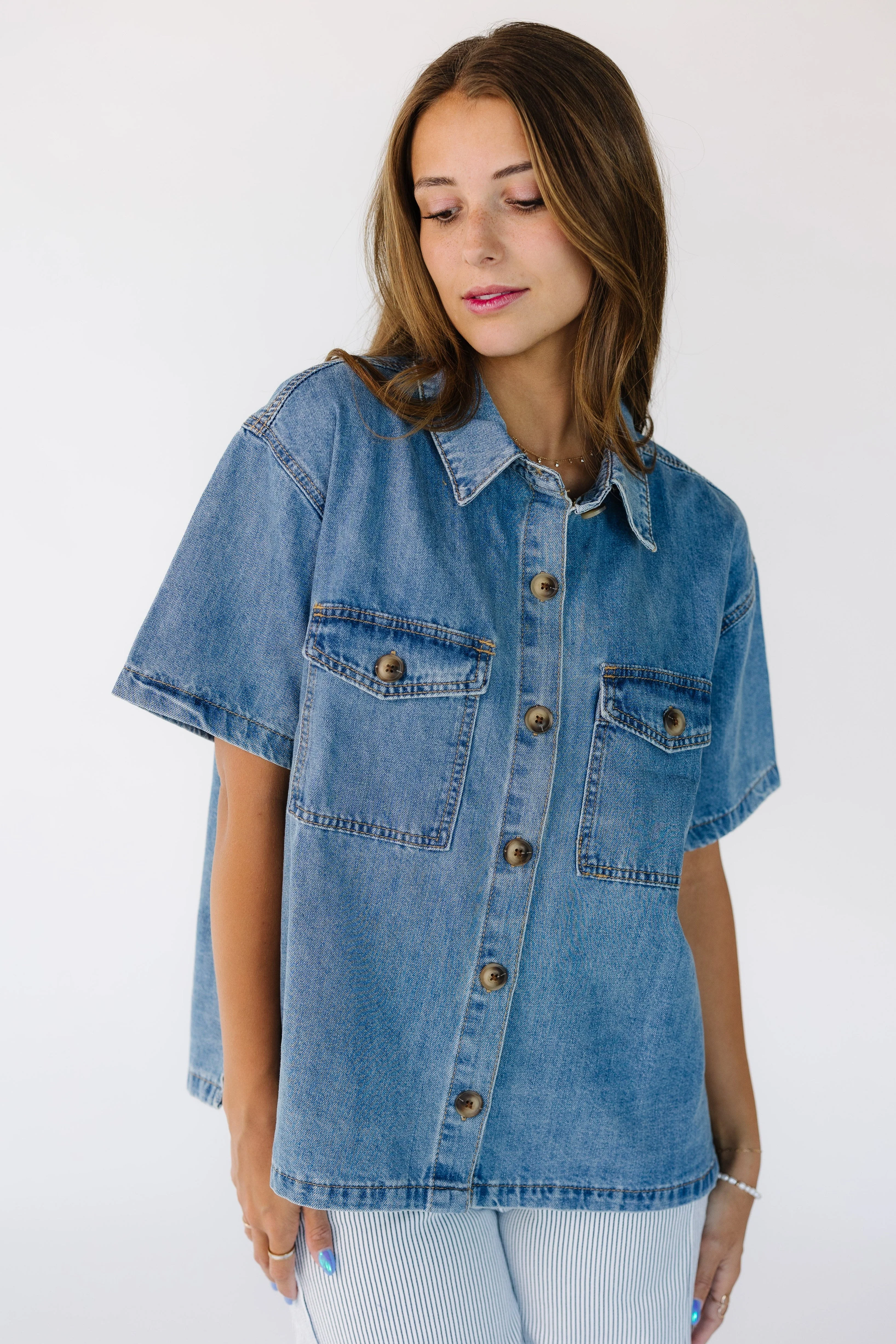 Josie Denim Blouse