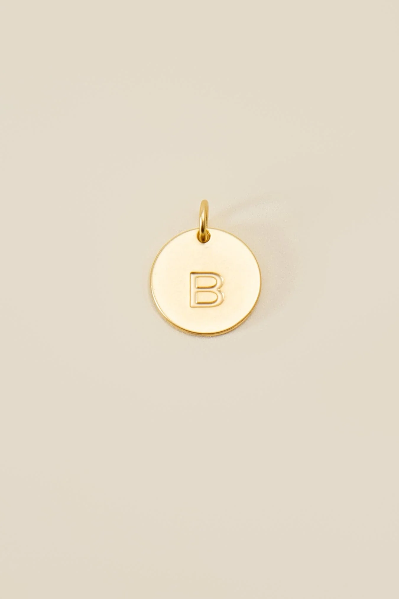 Cove Large Letter Disk Pendant - Image 3