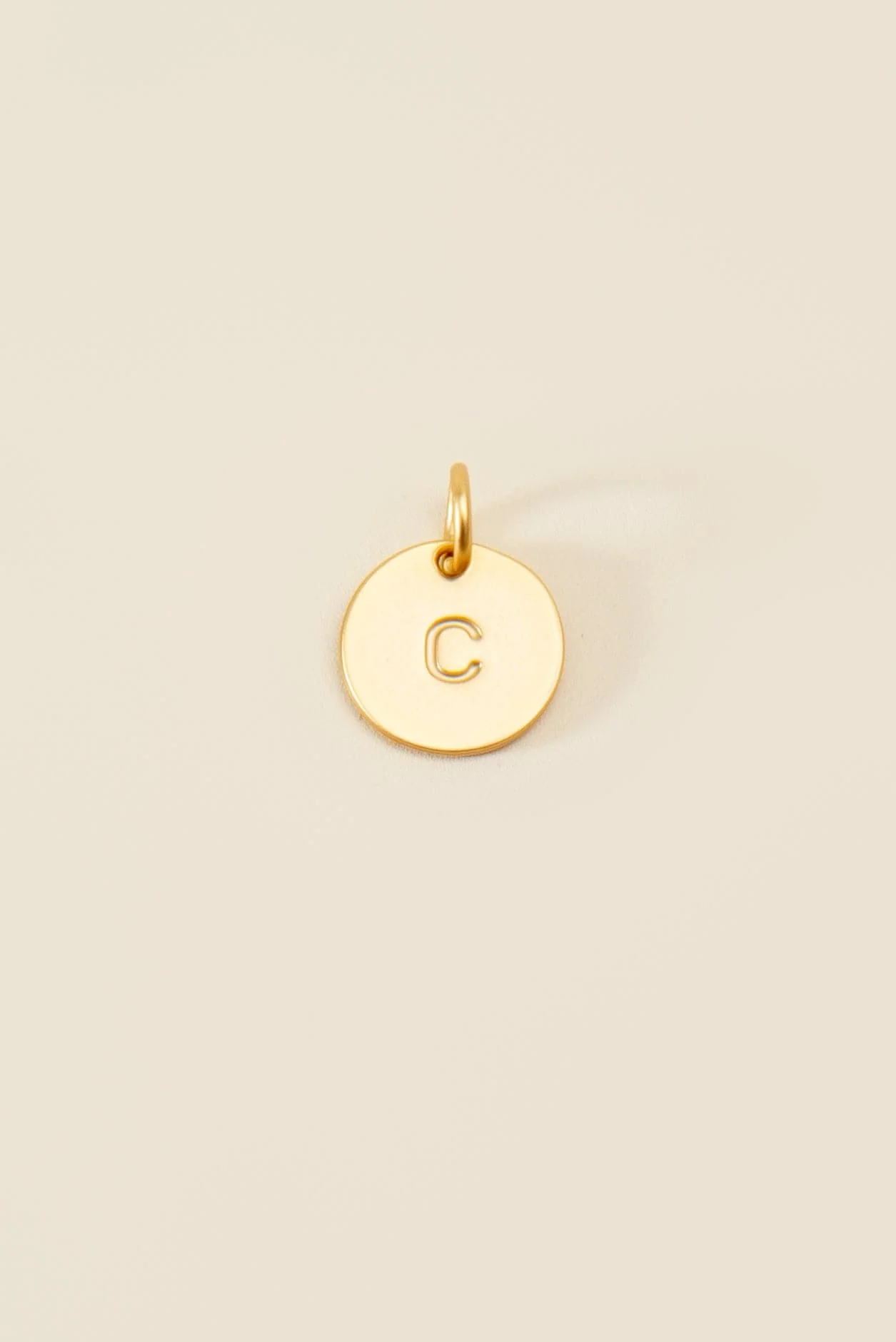 Cove Medium Letter Disk Pendant - Image 4