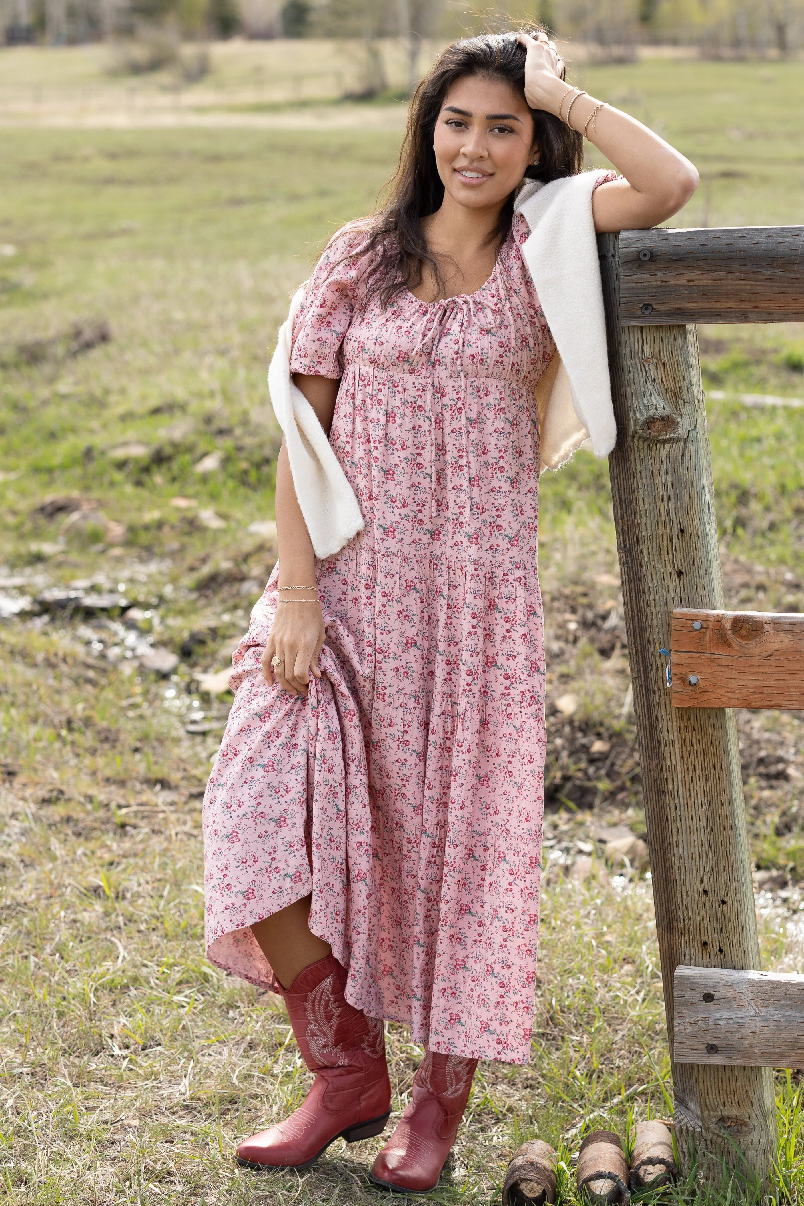Citrus Lyon Tiered Dress