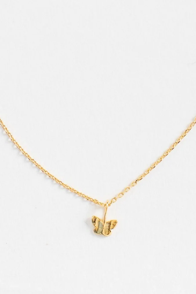 Petite Butterfly Necklace - Image 3