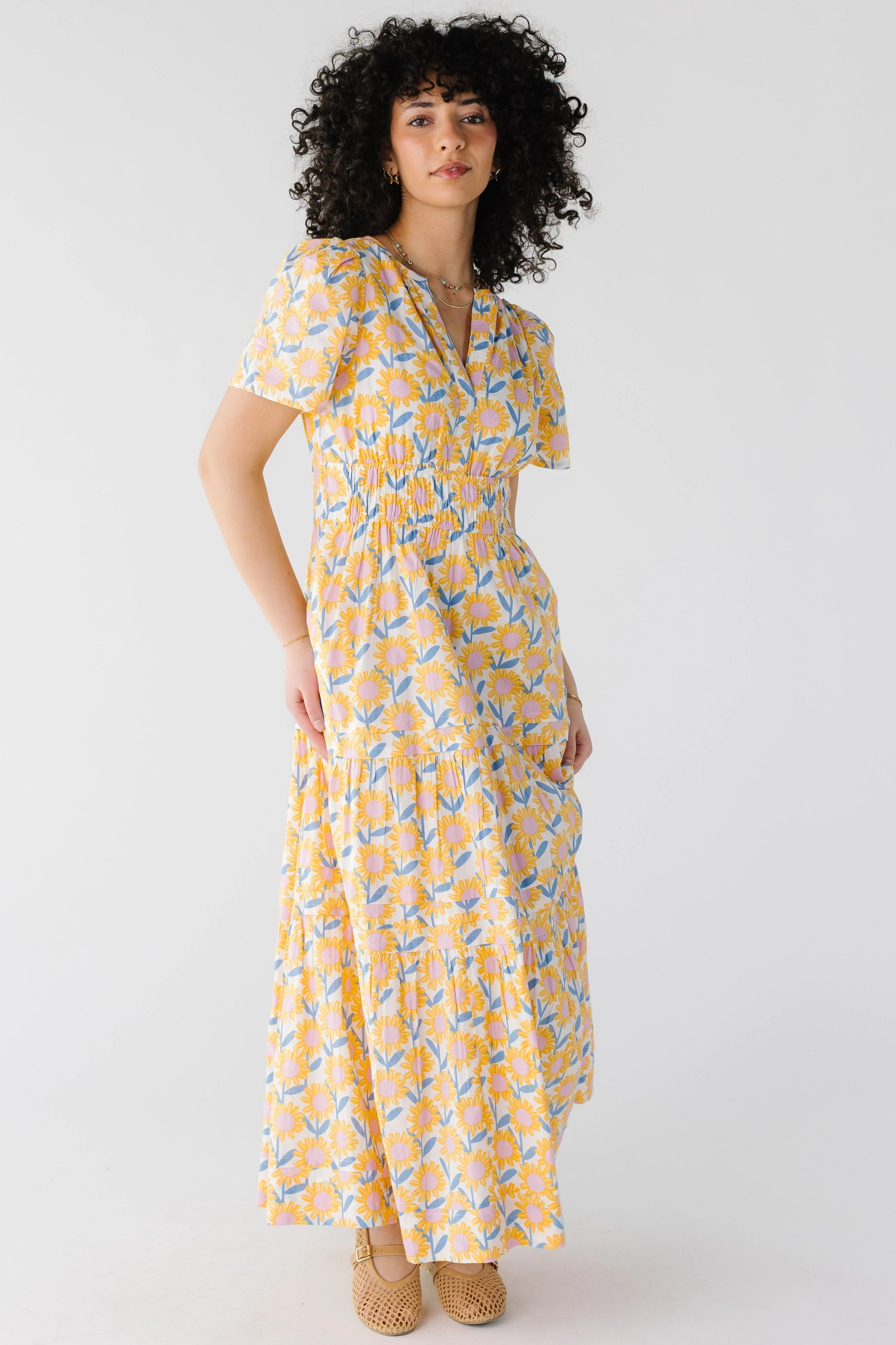 Citrus Shae Summer Print Dress - Image 5