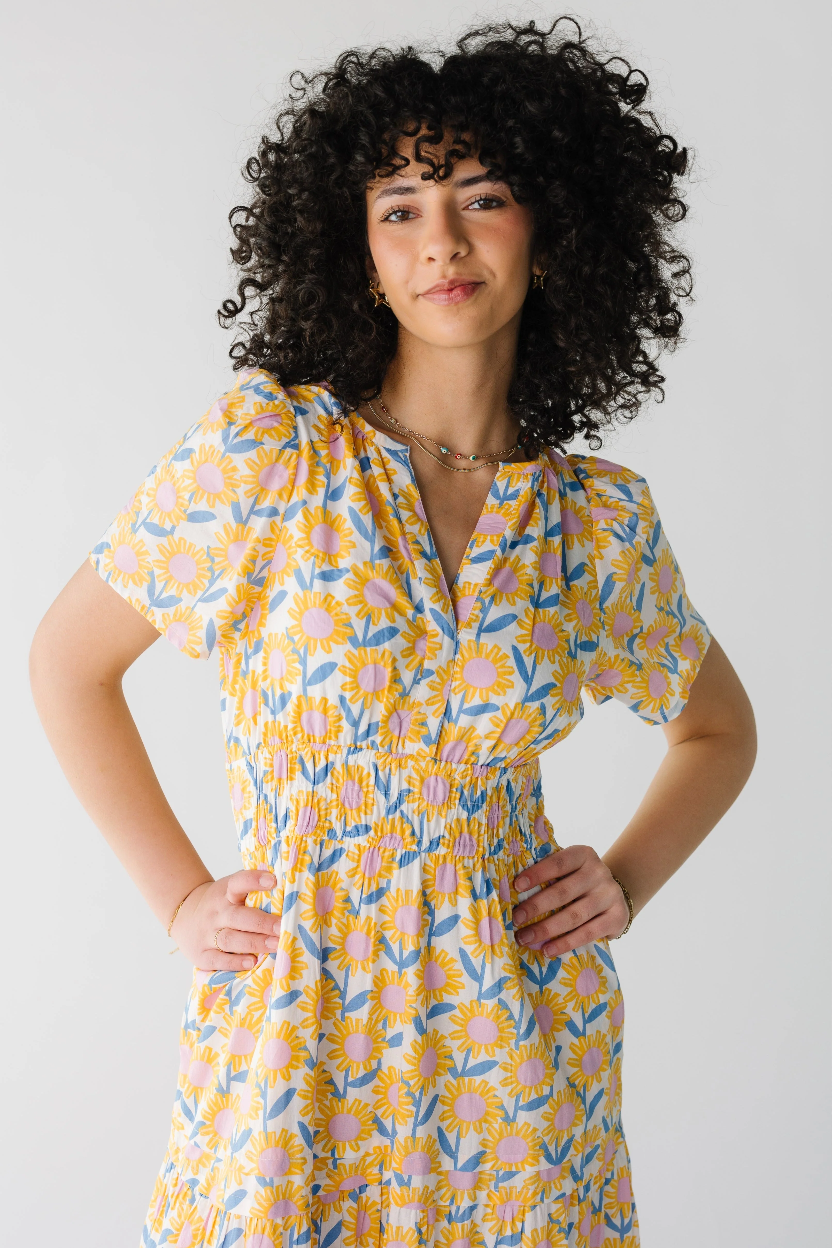 Citrus Shae Summer Print Dress - Image 6